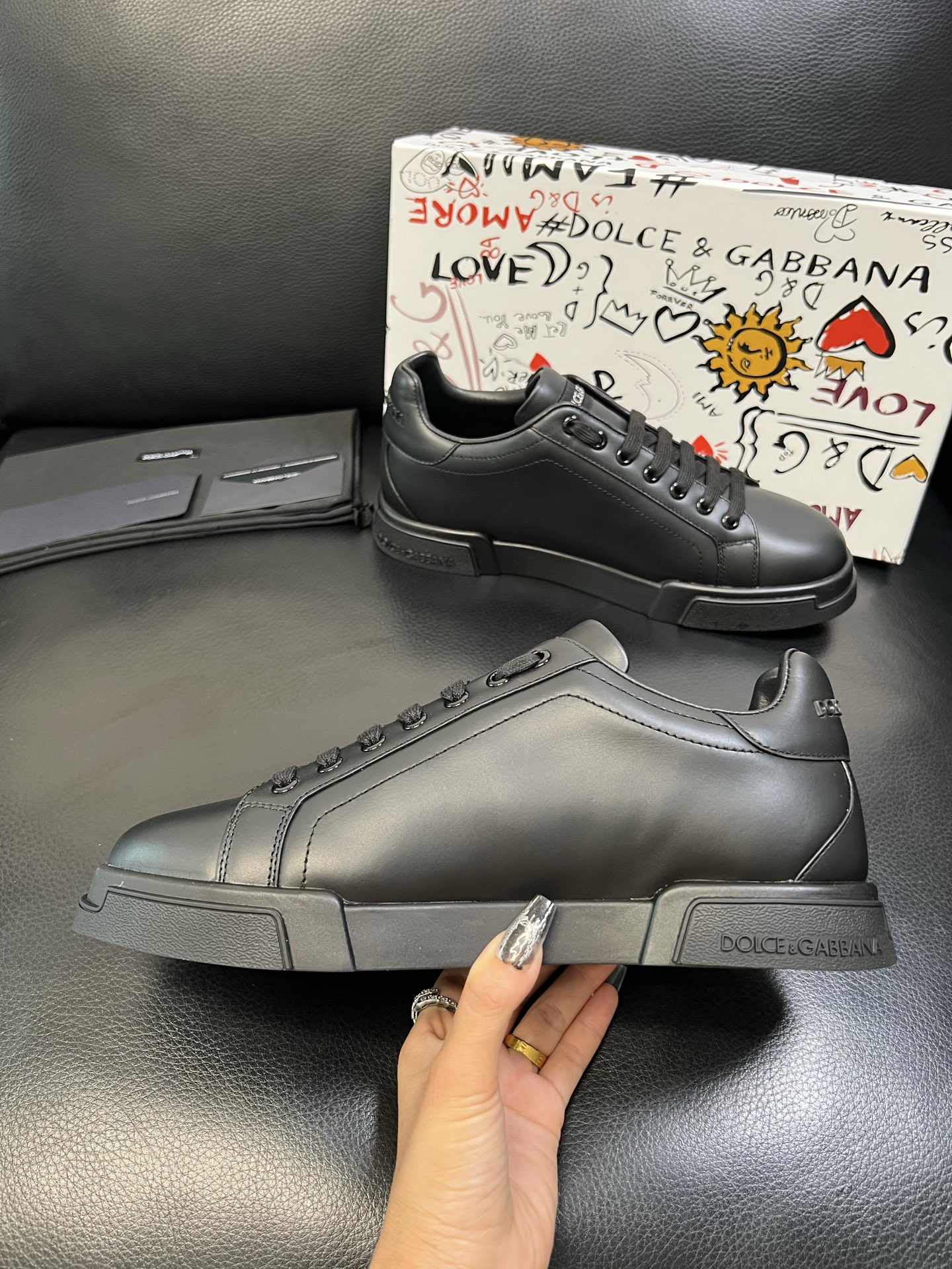 Dolce & Gabbana 高品质 顶级工艺品 杜嘉班纳 爆款专柜新品同步，鞋面意大利进口牛皮料，高