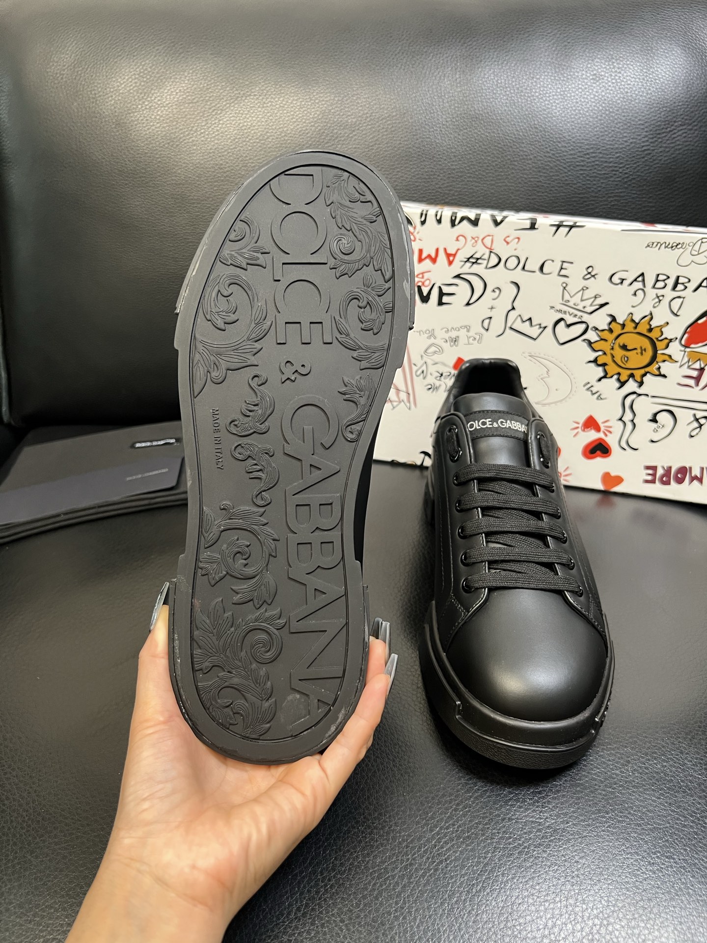 Dolce & Gabbana 高品质 顶级工艺品 杜嘉班纳 爆款专柜新品同步，鞋面意大利进口牛皮料，高