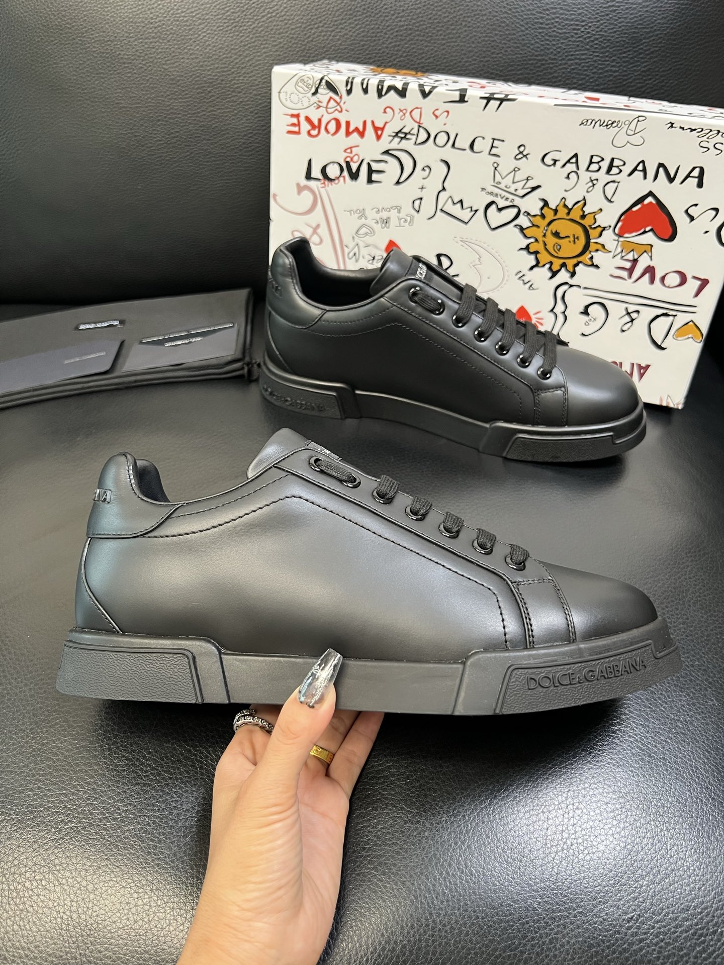 Dolce & Gabbana 高品质 顶级工艺品 杜嘉班纳 爆款专柜新品同步，鞋面意大利进口牛皮料，高