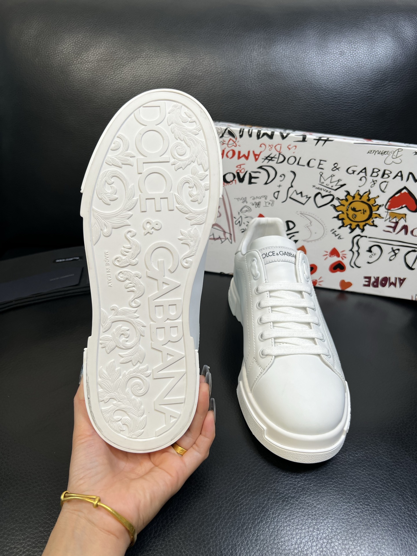 Dolce & Gabbana 高品质 顶级工艺品 杜嘉班纳 爆款专柜新品同步，鞋面意大利进口牛皮料，高