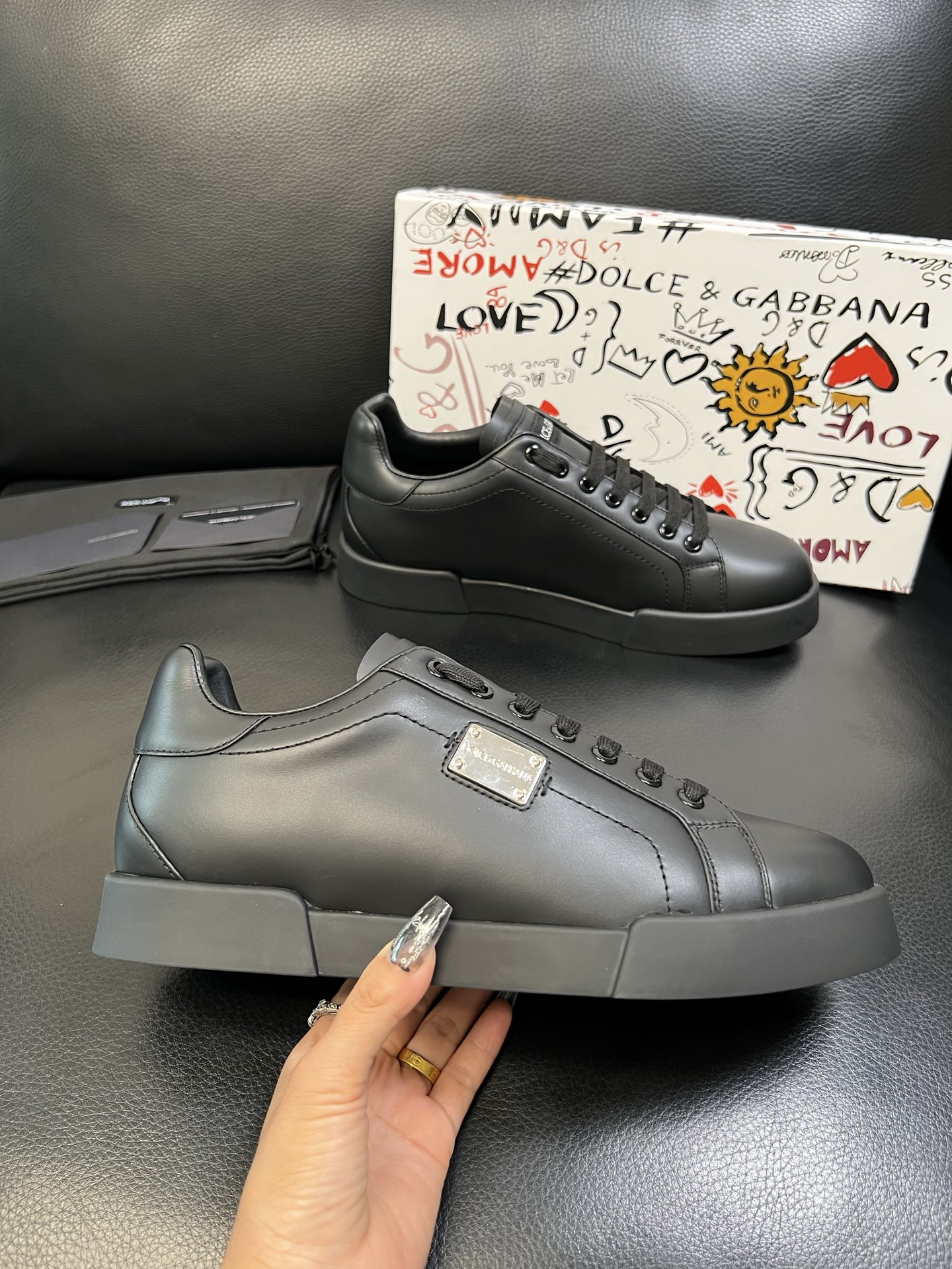 Dolce & Gabbana 高品质 顶级工艺品 杜嘉班纳 爆款专柜新品同步，鞋面意大利进口牛皮料，高