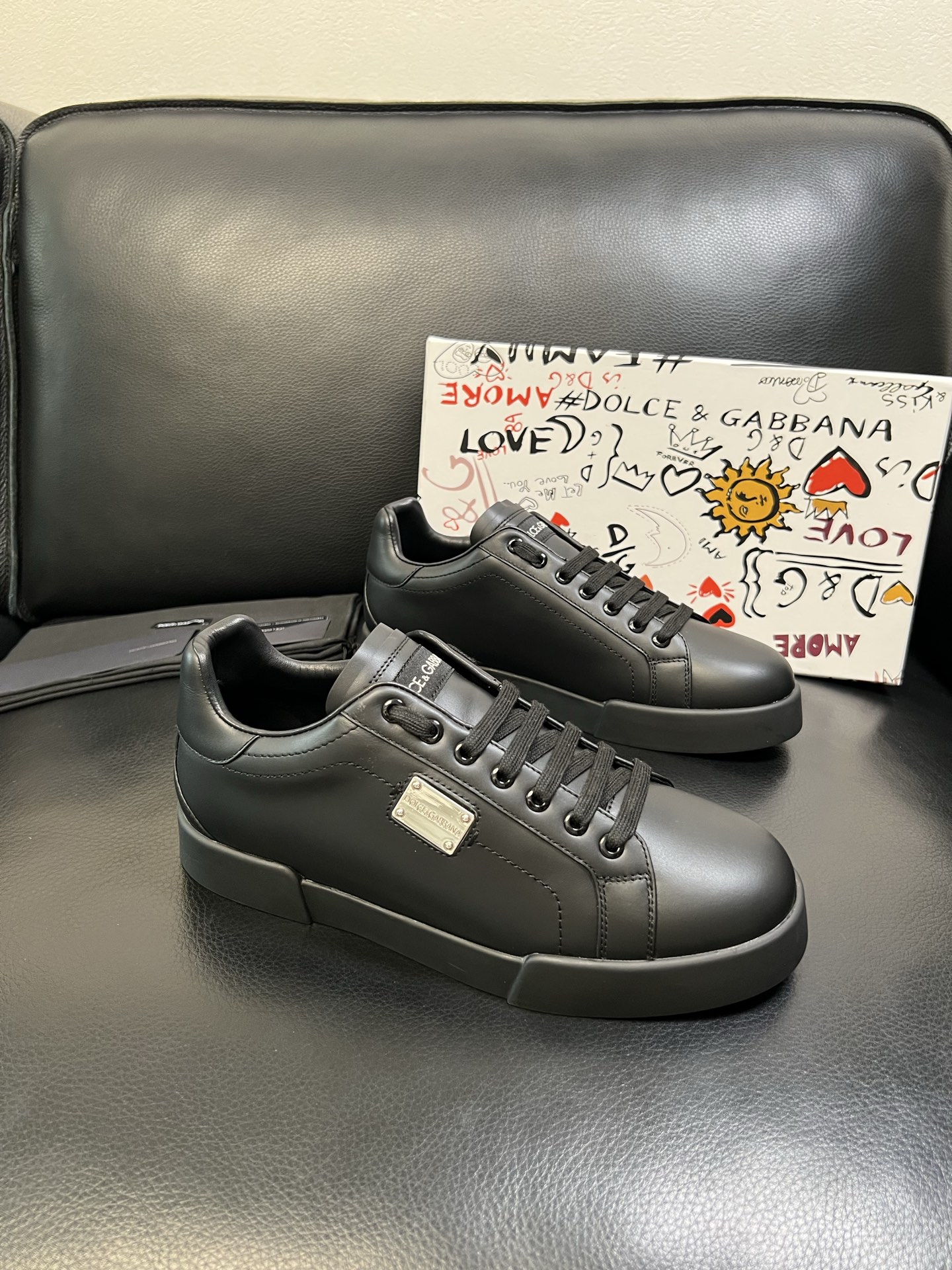 Dolce & Gabbana 高品质 顶级工艺品 杜嘉班纳 爆款专柜新品同步，鞋面意大利进口牛皮料，高