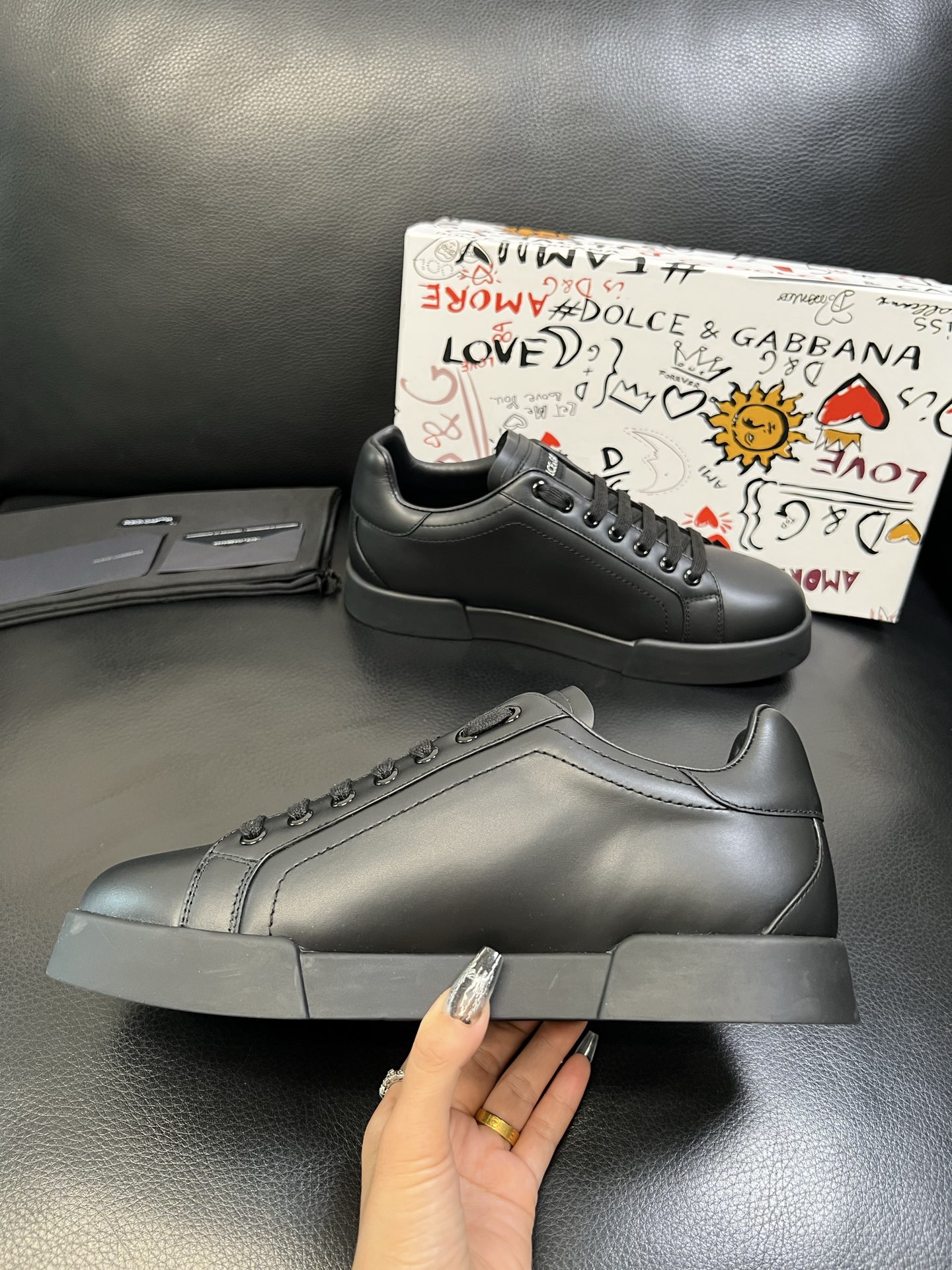 Dolce & Gabbana 高品质 顶级工艺品 杜嘉班纳 爆款专柜新品同步，鞋面意大利进口牛皮料，高