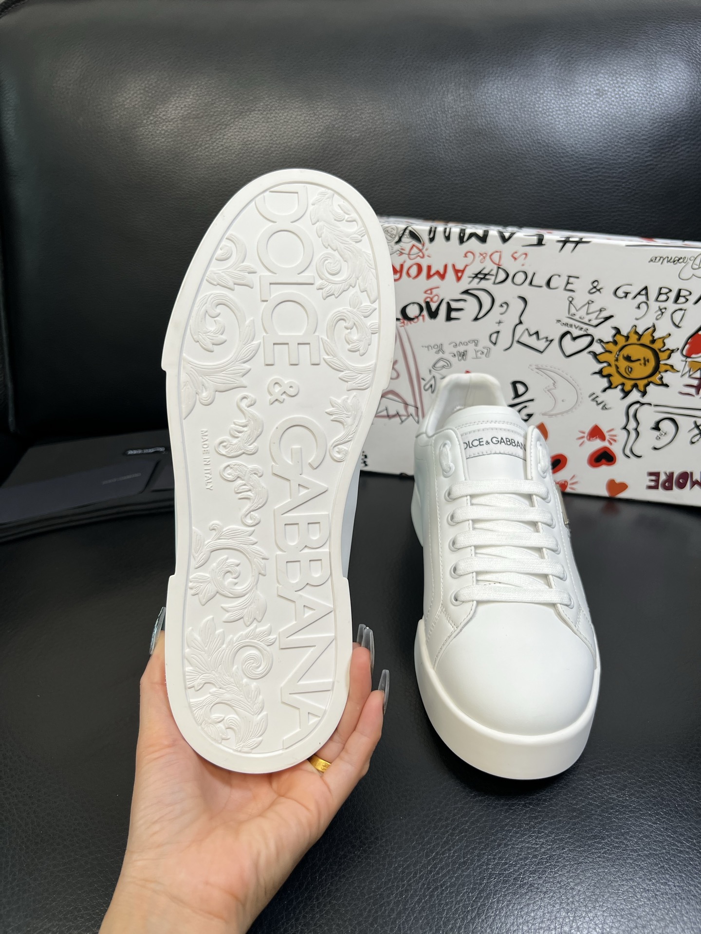 Dolce & Gabbana 高品质 顶级工艺品 杜嘉班纳 爆款专柜新品同步，鞋面意大利进口牛皮料，高