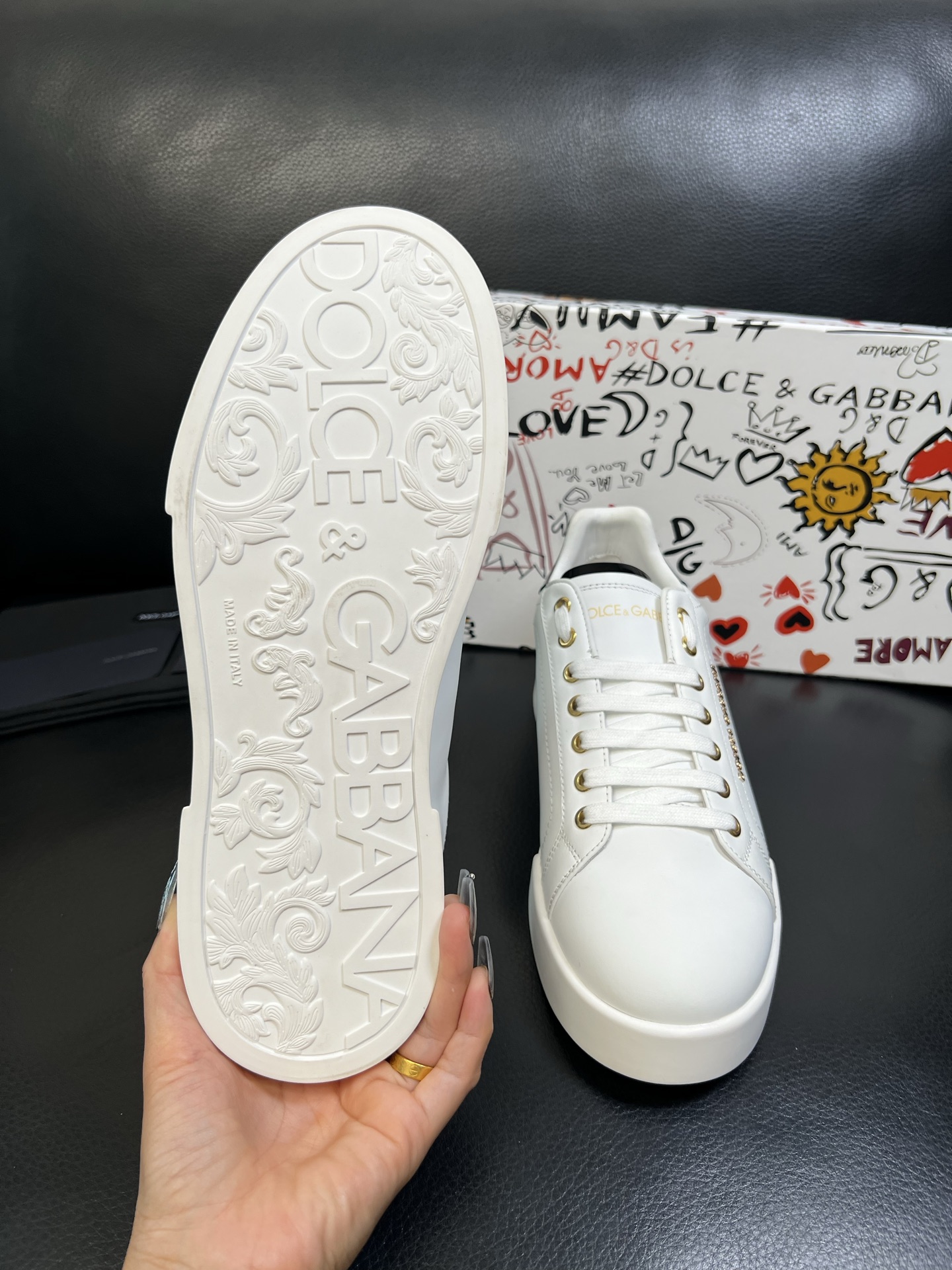 Dolce & Gabbana 高品质 顶级工艺品 杜嘉班纳 爆款专柜新品同步，鞋面意大利进口牛皮料，高