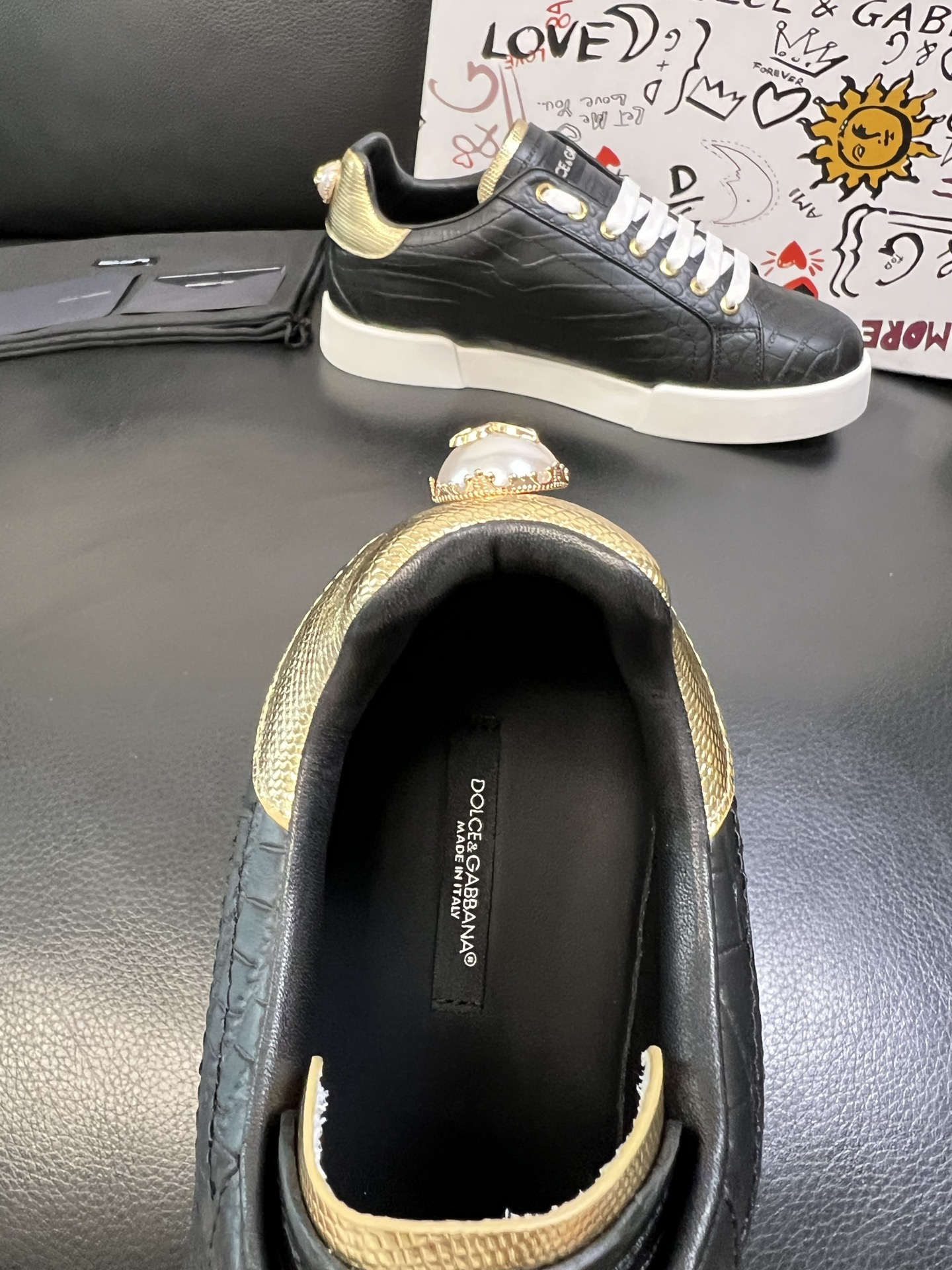 Dolce & Gabbana 高品质 顶级工艺品 杜嘉班纳 爆款专柜新品同步，鞋面意大利进口牛皮料，高