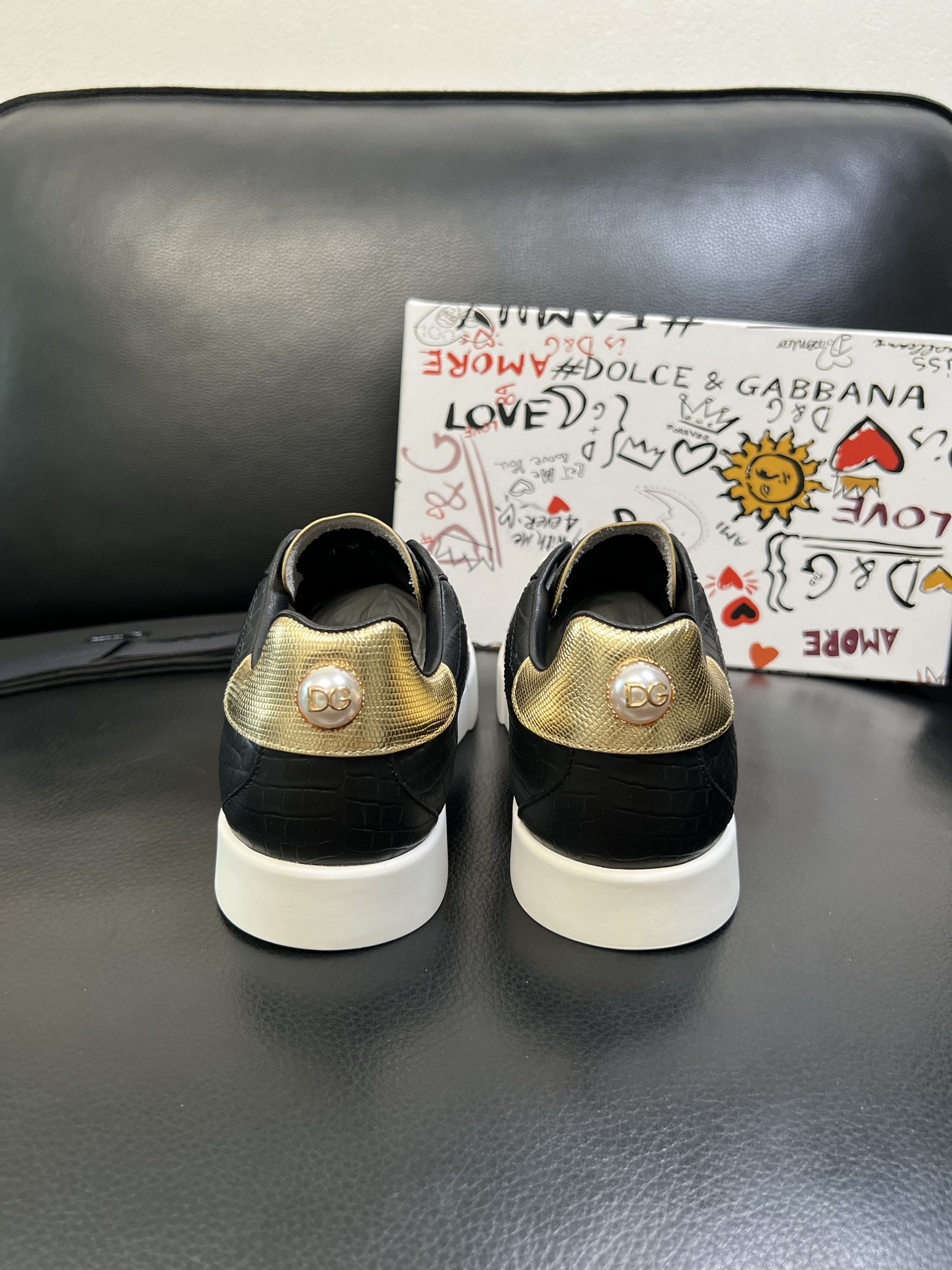 Dolce & Gabbana 高品质 顶级工艺品 杜嘉班纳 爆款专柜新品同步，鞋面意大利进口牛皮料，高