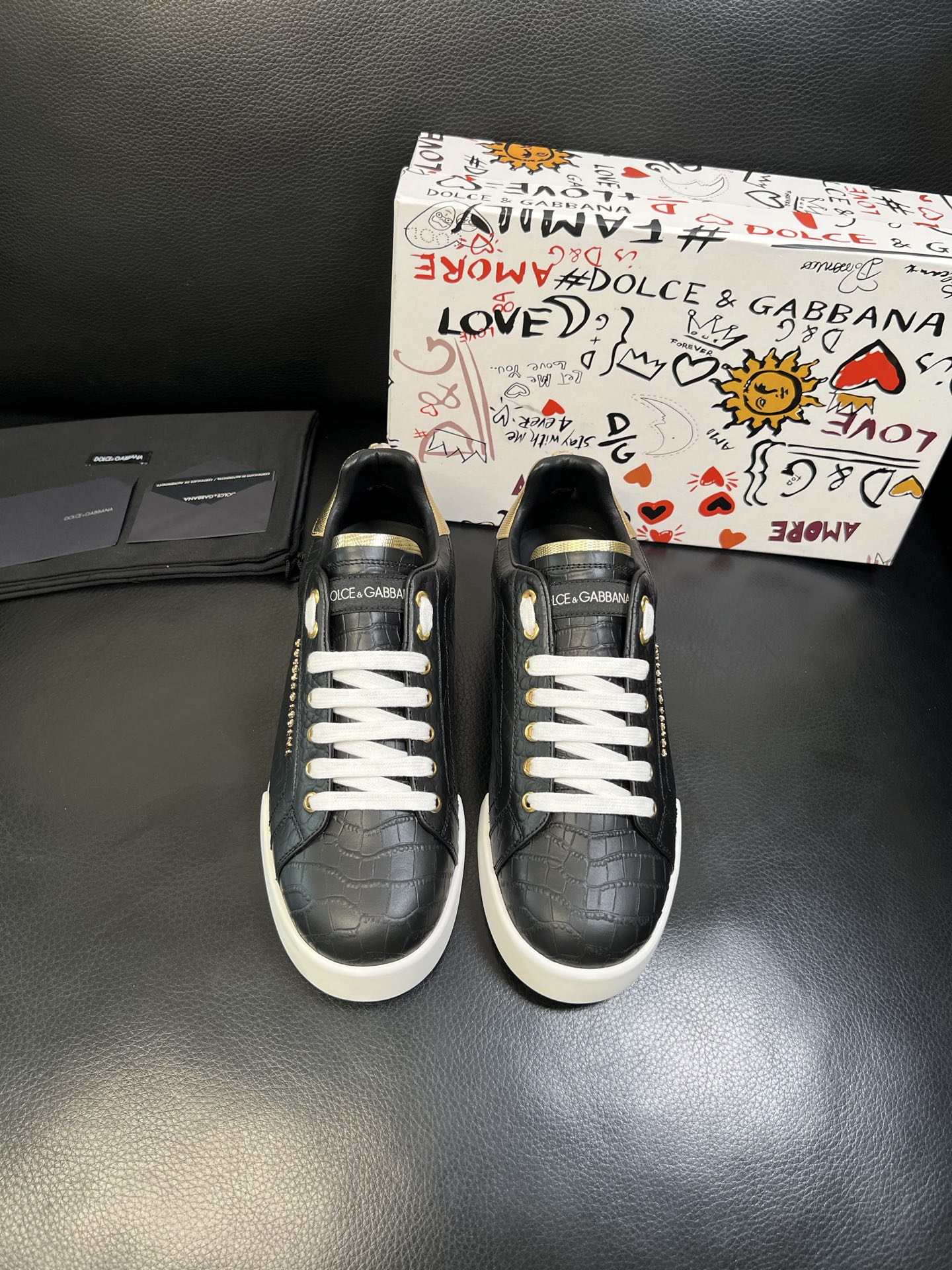 Dolce & Gabbana 高品质 顶级工艺品 杜嘉班纳 爆款专柜新品同步，鞋面意大利进口牛皮料，高