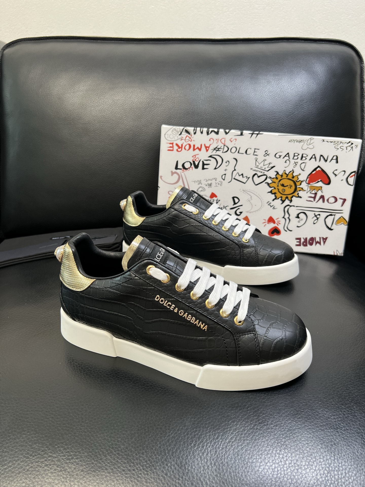 Dolce & Gabbana 高品质 顶级工艺品 杜嘉班纳 爆款专柜新品同步，鞋面意大利进口牛皮料，高