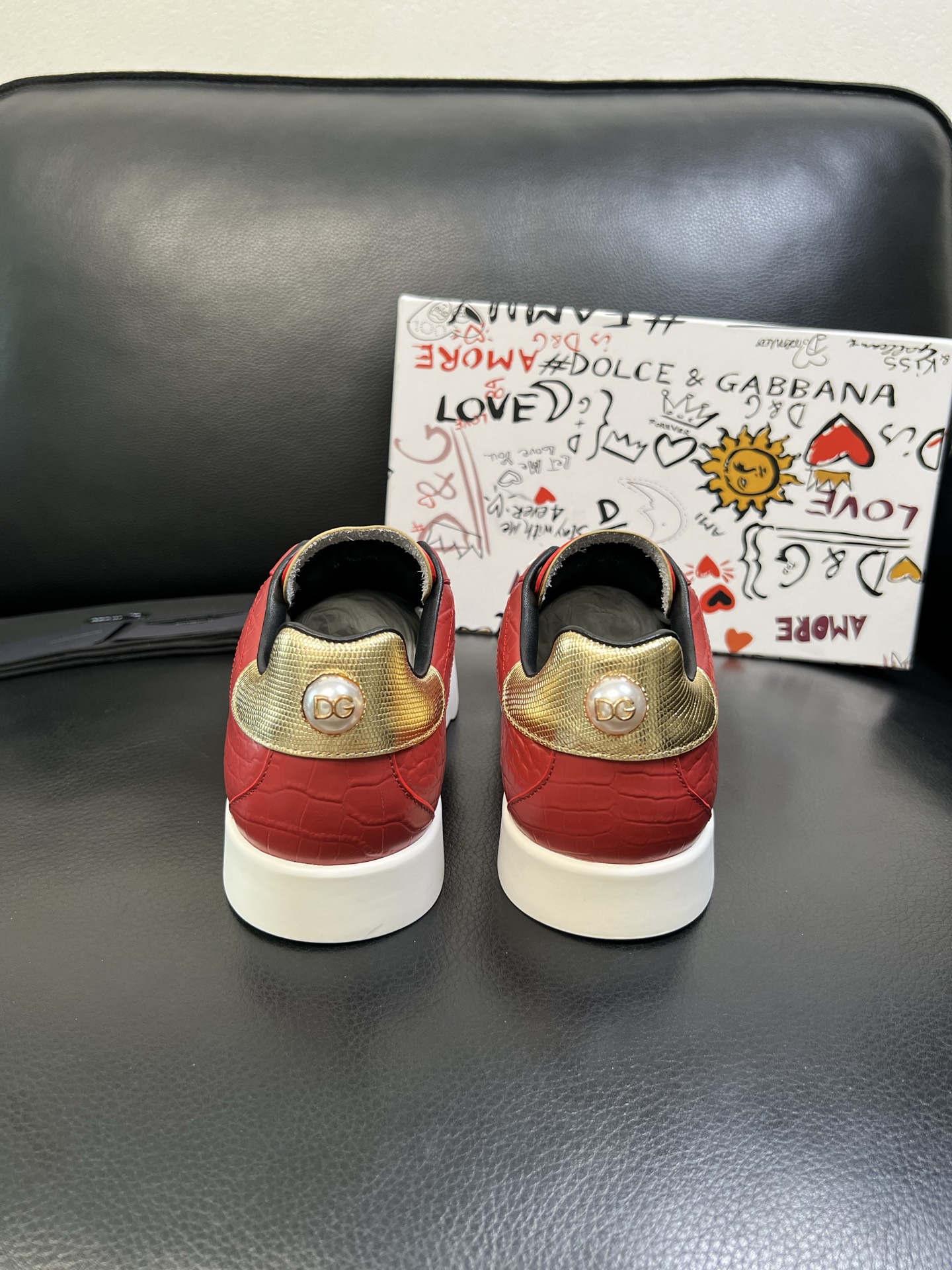 Dolce & Gabbana 高品质 顶级工艺品 杜嘉班纳 爆款专柜新品同步，鞋面意大利进口牛皮料，高