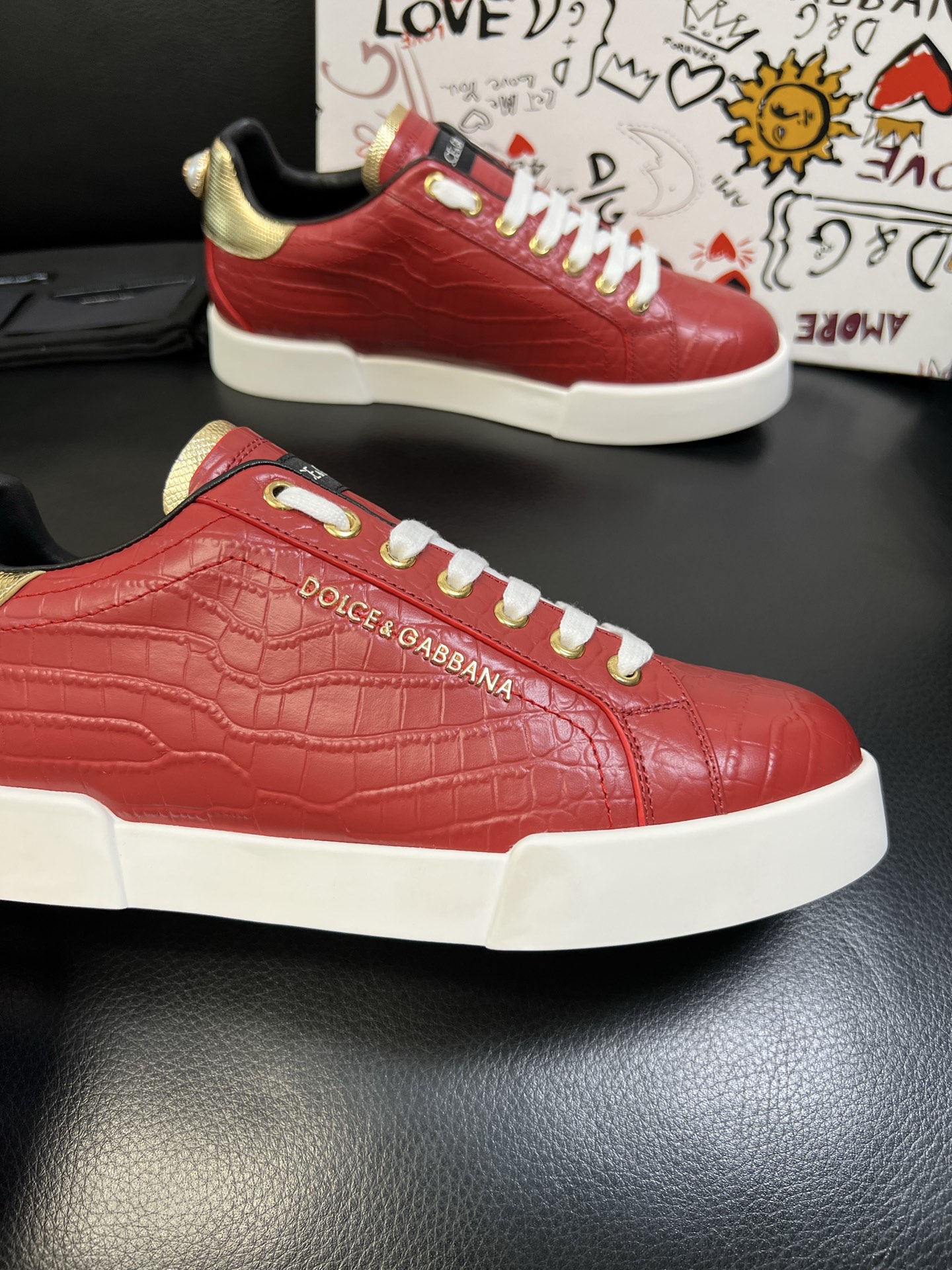 Dolce & Gabbana 高品质 顶级工艺品 杜嘉班纳 爆款专柜新品同步，鞋面意大利进口牛皮料，高