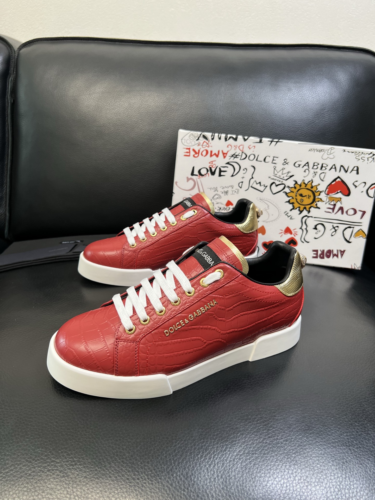 Dolce & Gabbana 高品质 顶级工艺品 杜嘉班纳 爆款专柜新品同步，鞋面意大利进口牛皮料，高