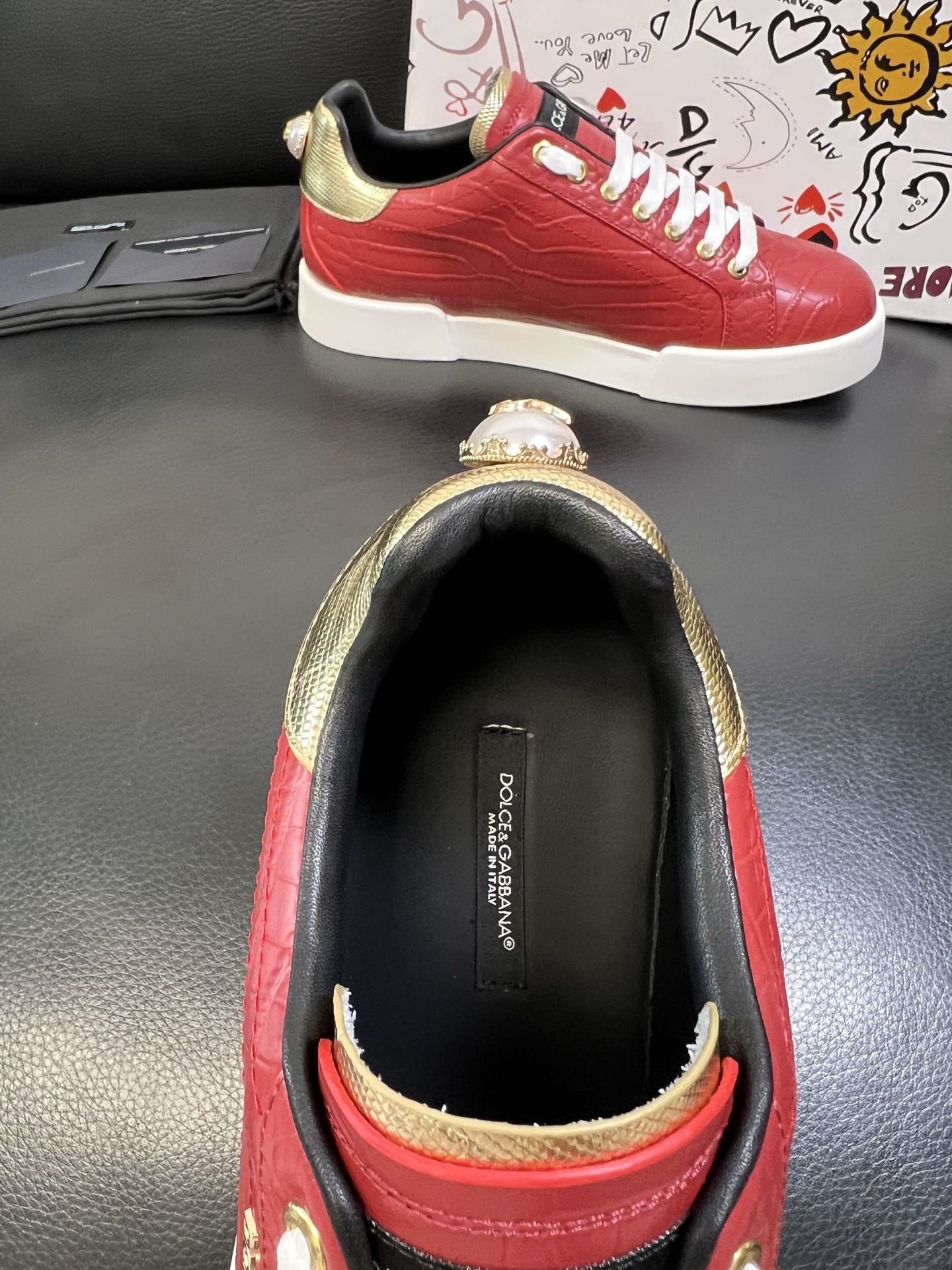 Dolce & Gabbana 高品质 顶级工艺品 杜嘉班纳 爆款专柜新品同步，鞋面意大利进口牛皮料，高