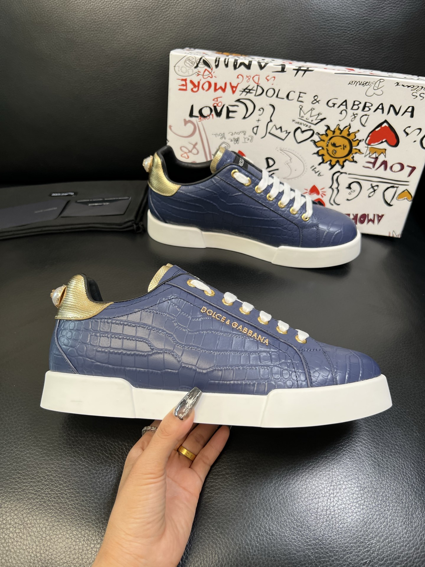 Dolce & Gabbana 高品质 顶级工艺品 杜嘉班纳 爆款专柜新品同步，鞋面意大利进口牛皮料，高