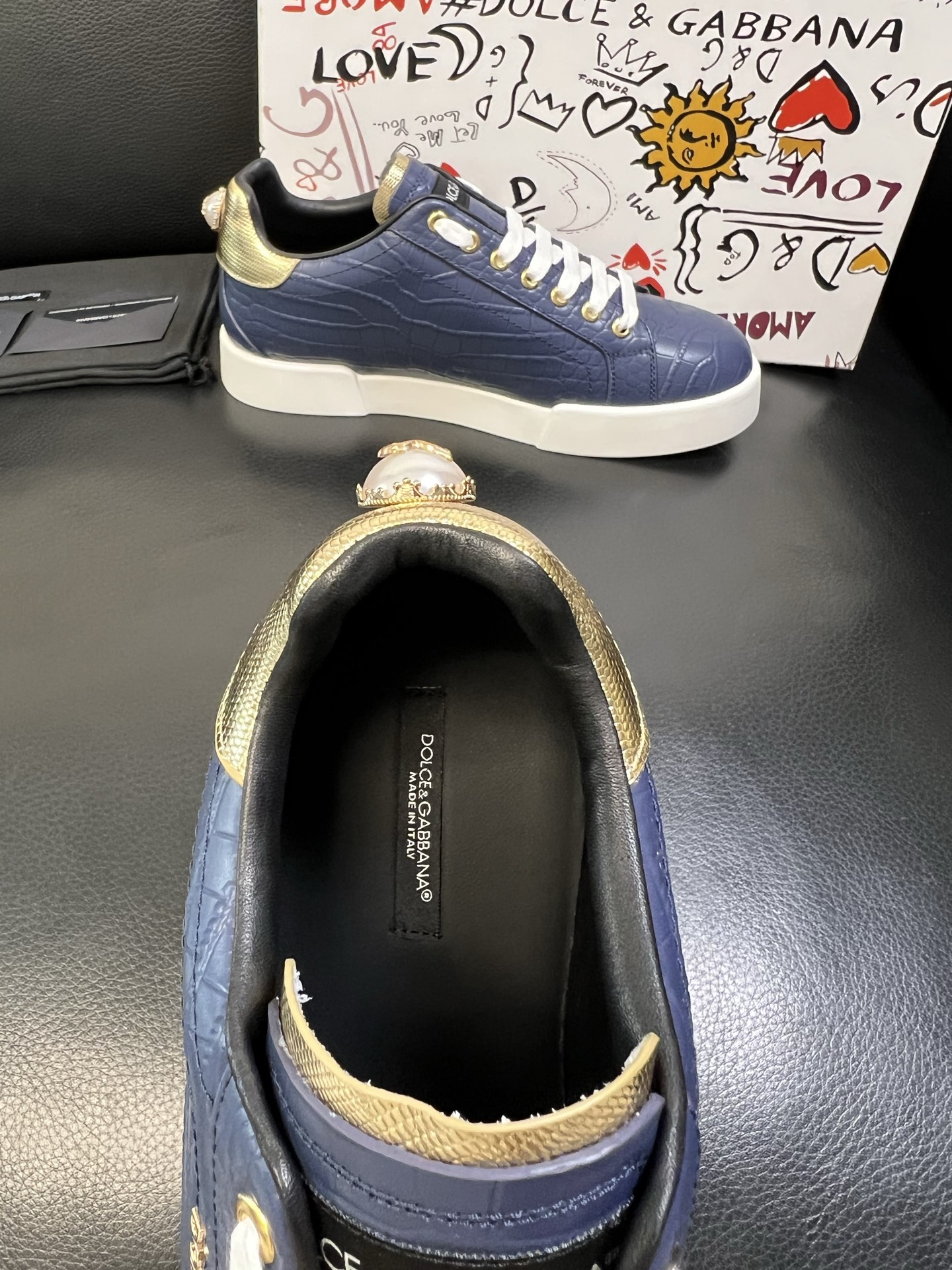 Dolce & Gabbana 高品质 顶级工艺品 杜嘉班纳 爆款专柜新品同步，鞋面意大利进口牛皮料，高