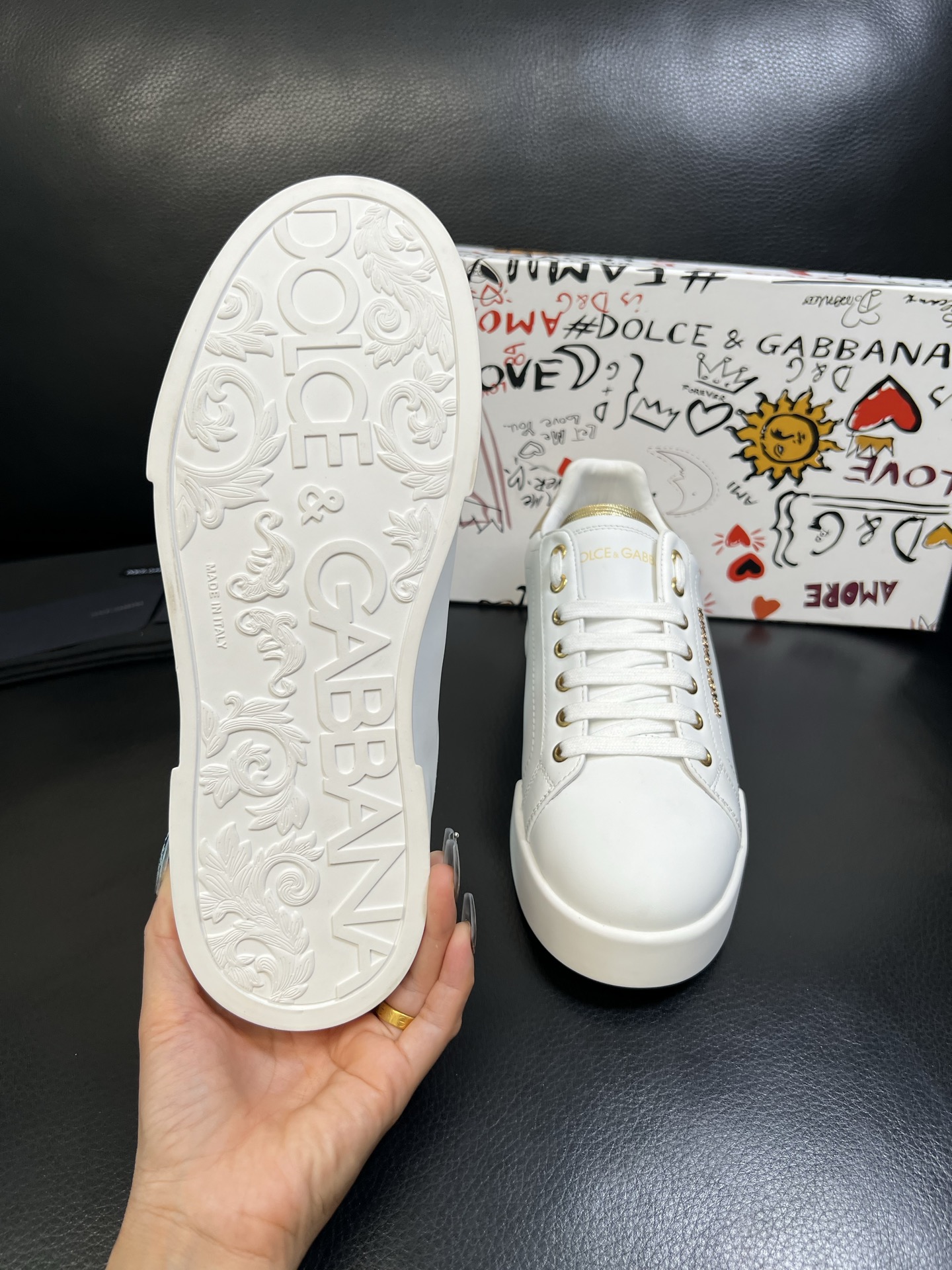 Dolce & Gabbana 高品质 顶级工艺品 杜嘉班纳 爆款专柜新品同步，鞋面意大利进口牛皮料，高