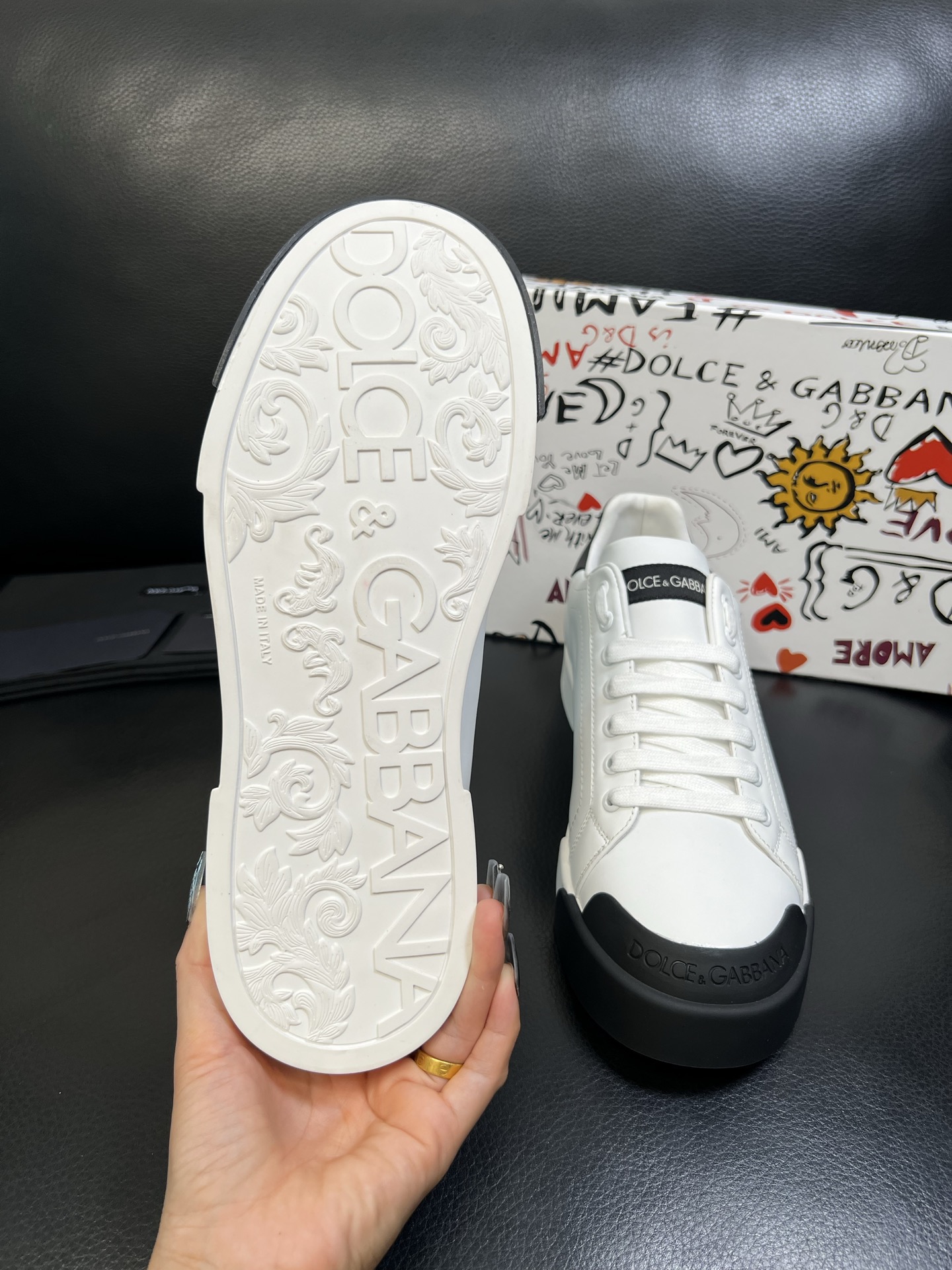 Dolce & Gabbana 高品质 顶级工艺品 杜嘉班纳 爆款专柜新品同步，鞋面意大利进口牛皮料，高