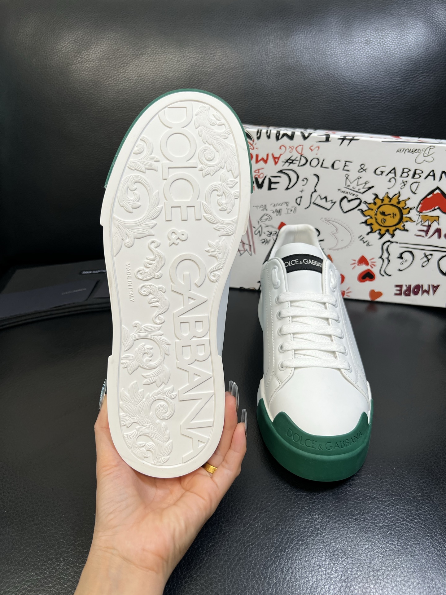 Dolce & Gabbana 高品质 顶级工艺品 杜嘉班纳 爆款专柜新品同步，鞋面意大利进口牛皮料，高