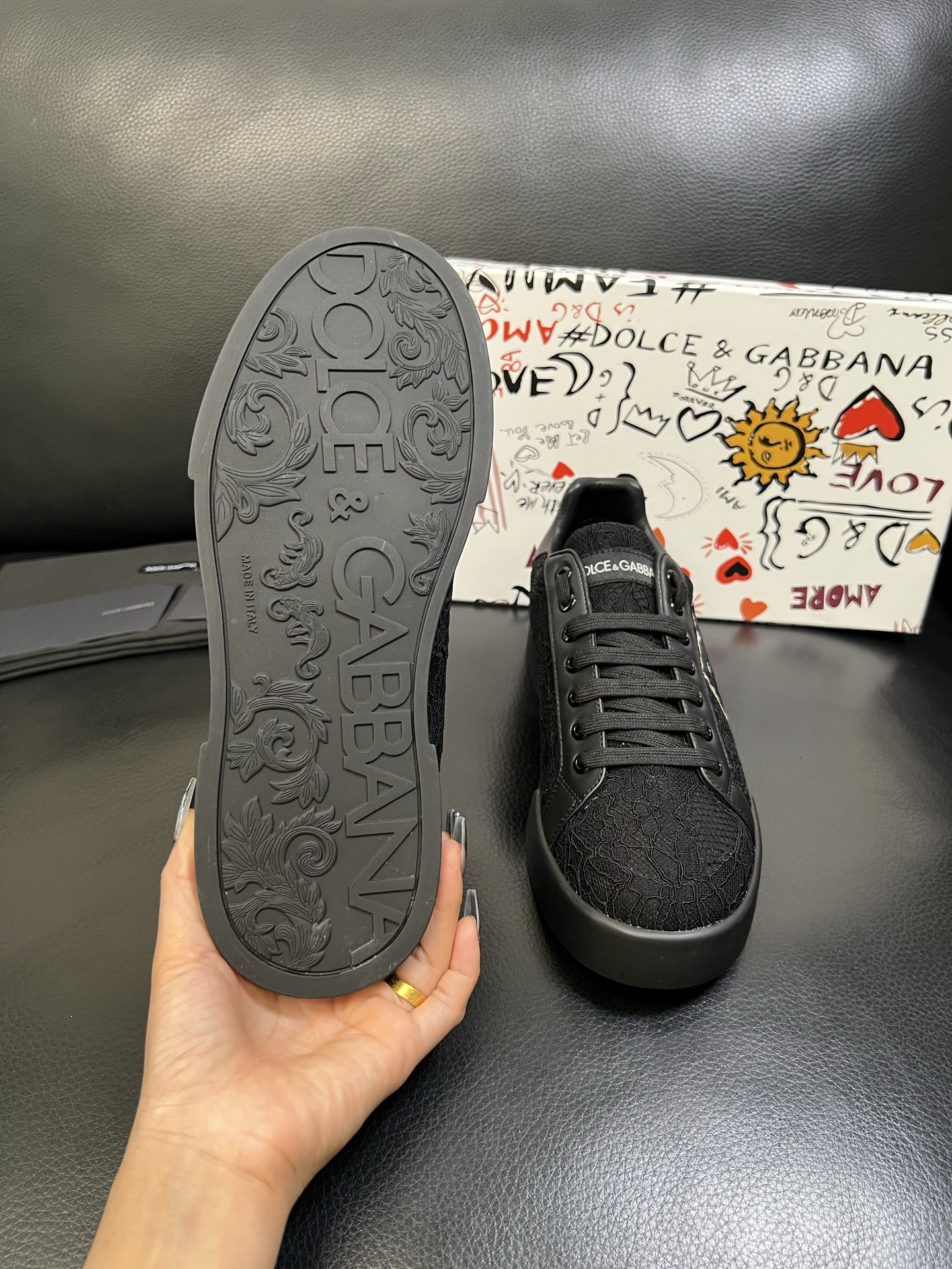 Dolce & Gabbana 高品质 顶级工艺品 杜嘉班纳 爆款专柜新品同步，鞋面意大利进口牛皮料，高