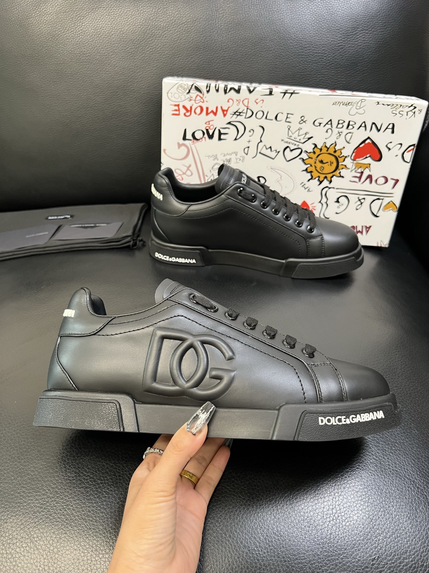 Dolce & Gabbana 高品质 顶级工艺品 杜嘉班纳 爆款专柜新品同步，鞋面意大利进口牛皮料，高