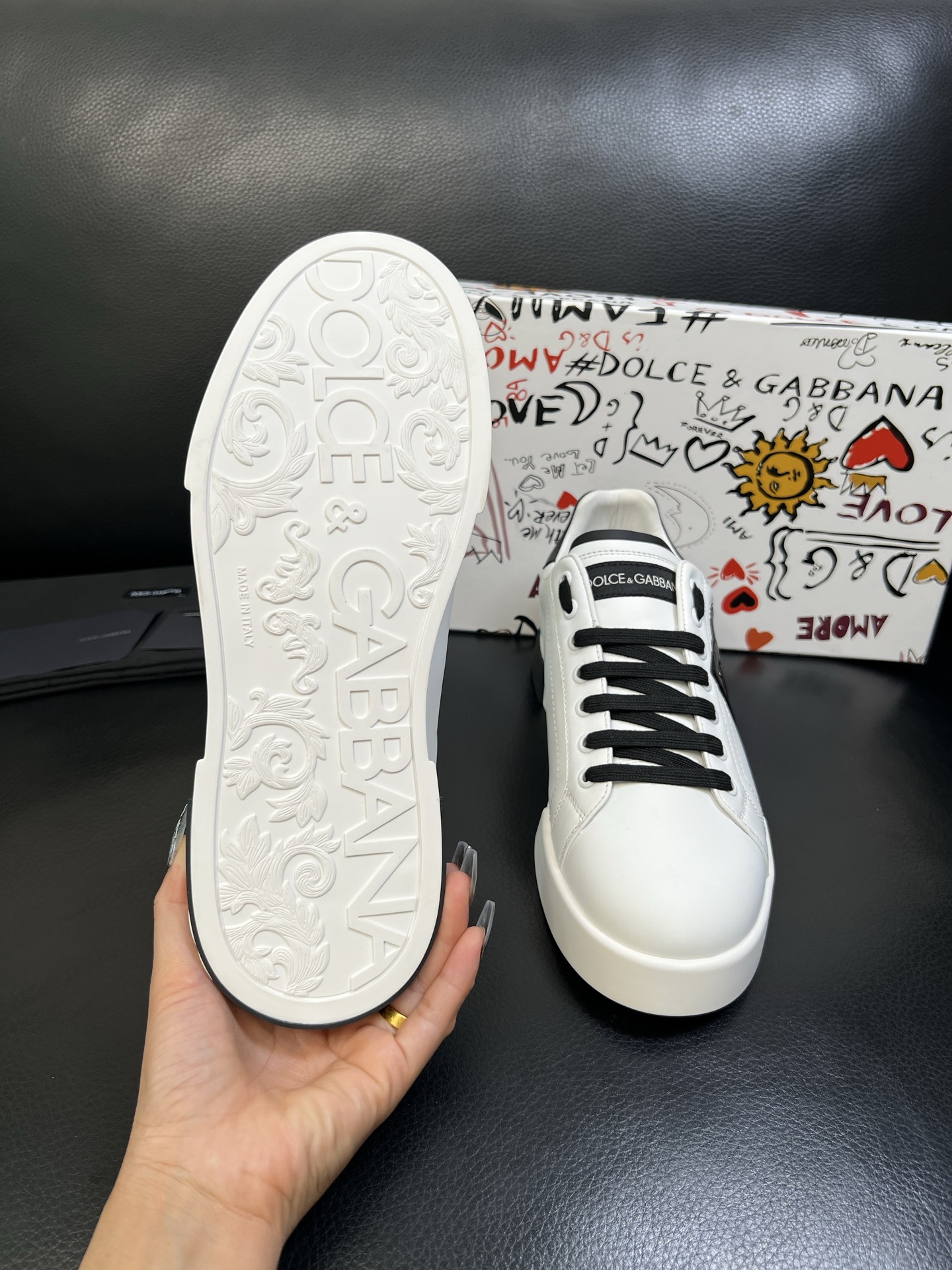 Dolce & Gabbana 高品质 顶级工艺品 杜嘉班纳 爆款专柜新品同步，鞋面意大利进口牛皮料，高