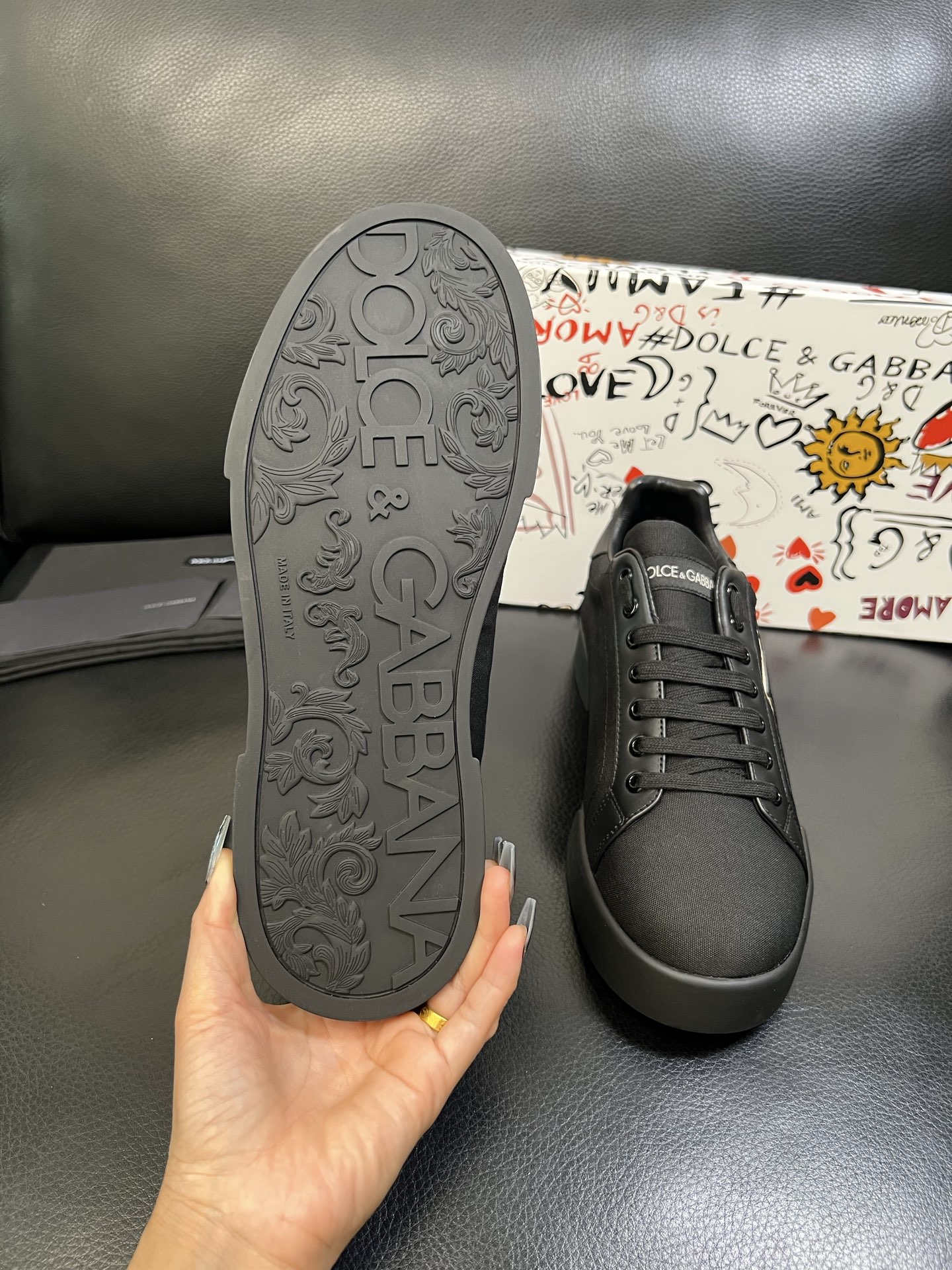 Dolce & Gabbana 高品质 顶级工艺品 杜嘉班纳 爆款专柜新品同步，鞋面意大利进口牛皮料，高