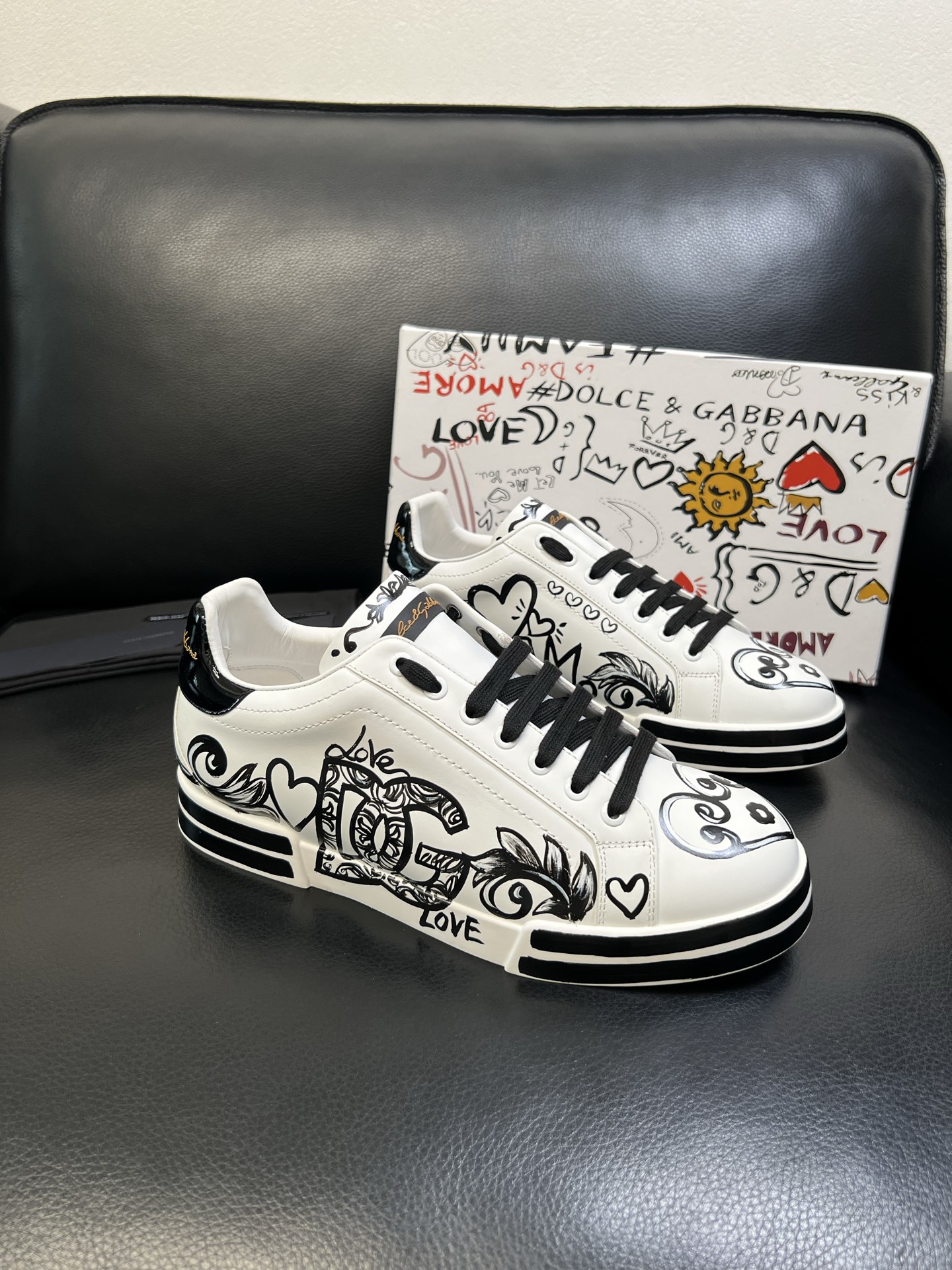 Dolce & Gabbana 高品质 顶级工艺品 杜嘉班纳 爆款专柜新品同步，鞋面意大利进口牛皮料，高