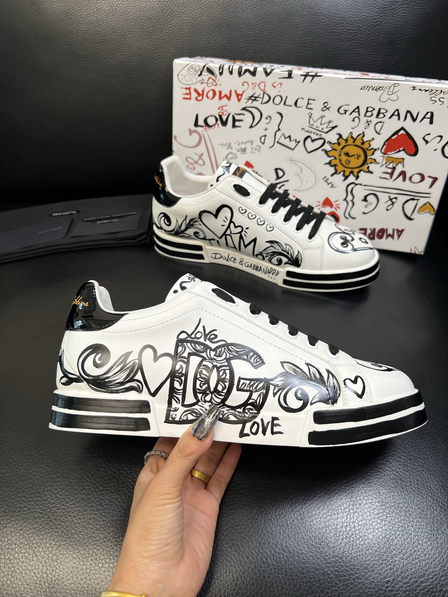 Dolce & Gabbana 高品质 顶级工艺品 杜嘉班纳 爆款专柜新品同步，鞋面意大利进口牛皮料，高