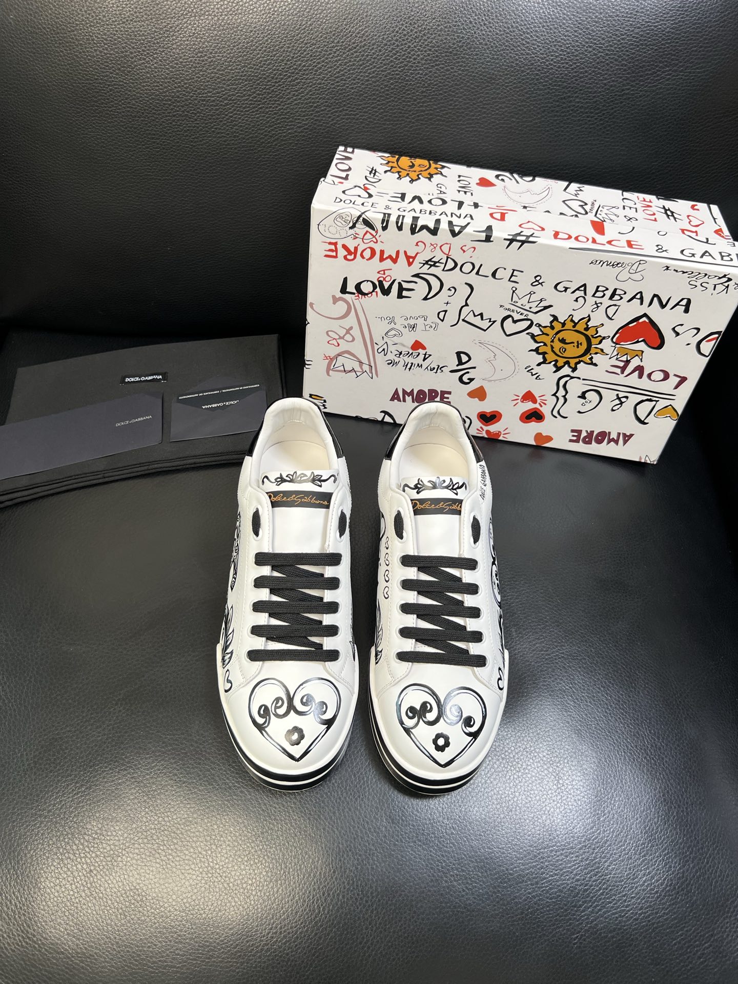 Dolce & Gabbana 高品质 顶级工艺品 杜嘉班纳 爆款专柜新品同步，鞋面意大利进口牛皮料，高