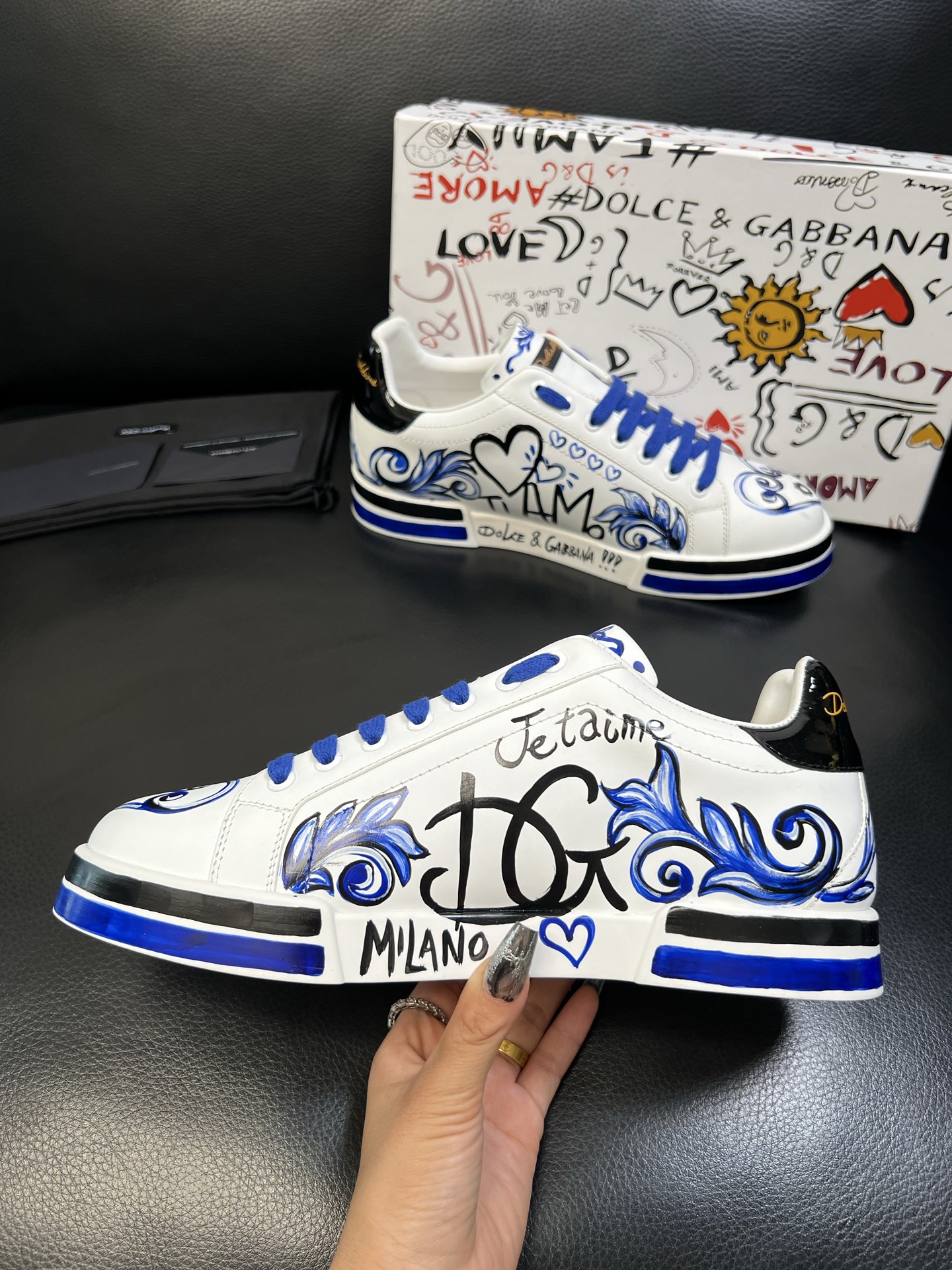 Dolce & Gabbana 高品质 顶级工艺品 杜嘉班纳 爆款专柜新品同步，鞋面意大利进口牛皮料，高