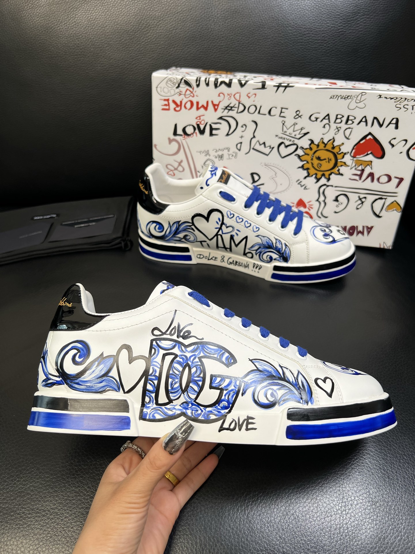 Dolce & Gabbana 高品质 顶级工艺品 杜嘉班纳 爆款专柜新品同步，鞋面意大利进口牛皮料，高