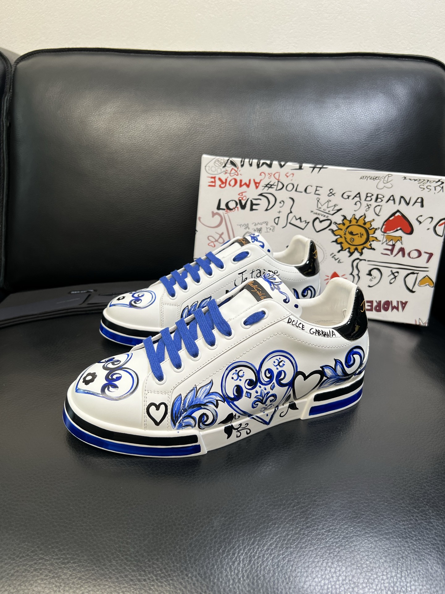 Dolce & Gabbana 高品质 顶级工艺品 杜嘉班纳 爆款专柜新品同步，鞋面意大利进口牛皮料，高