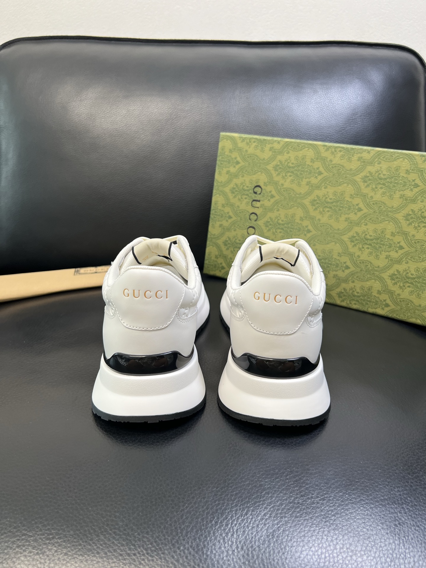 Gucci 高品质 顶级工艺品 古奇 专柜新款原厂配置，意大利进口牛皮搭配印花面料，进口牛皮内里垫，透气