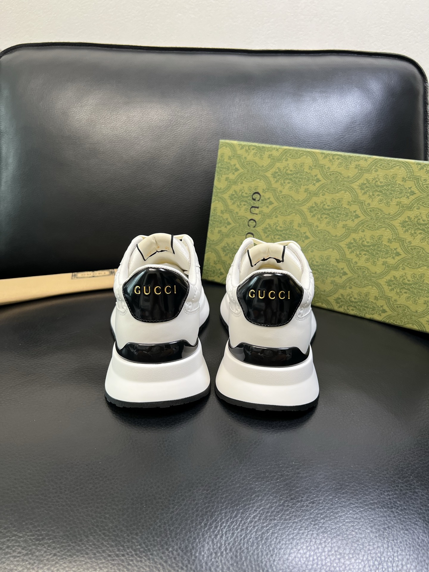 Gucci 高品质 顶级工艺品 古奇 专柜新款原厂配置，意大利进口牛皮搭配印花面料，进口牛皮内里垫，透气