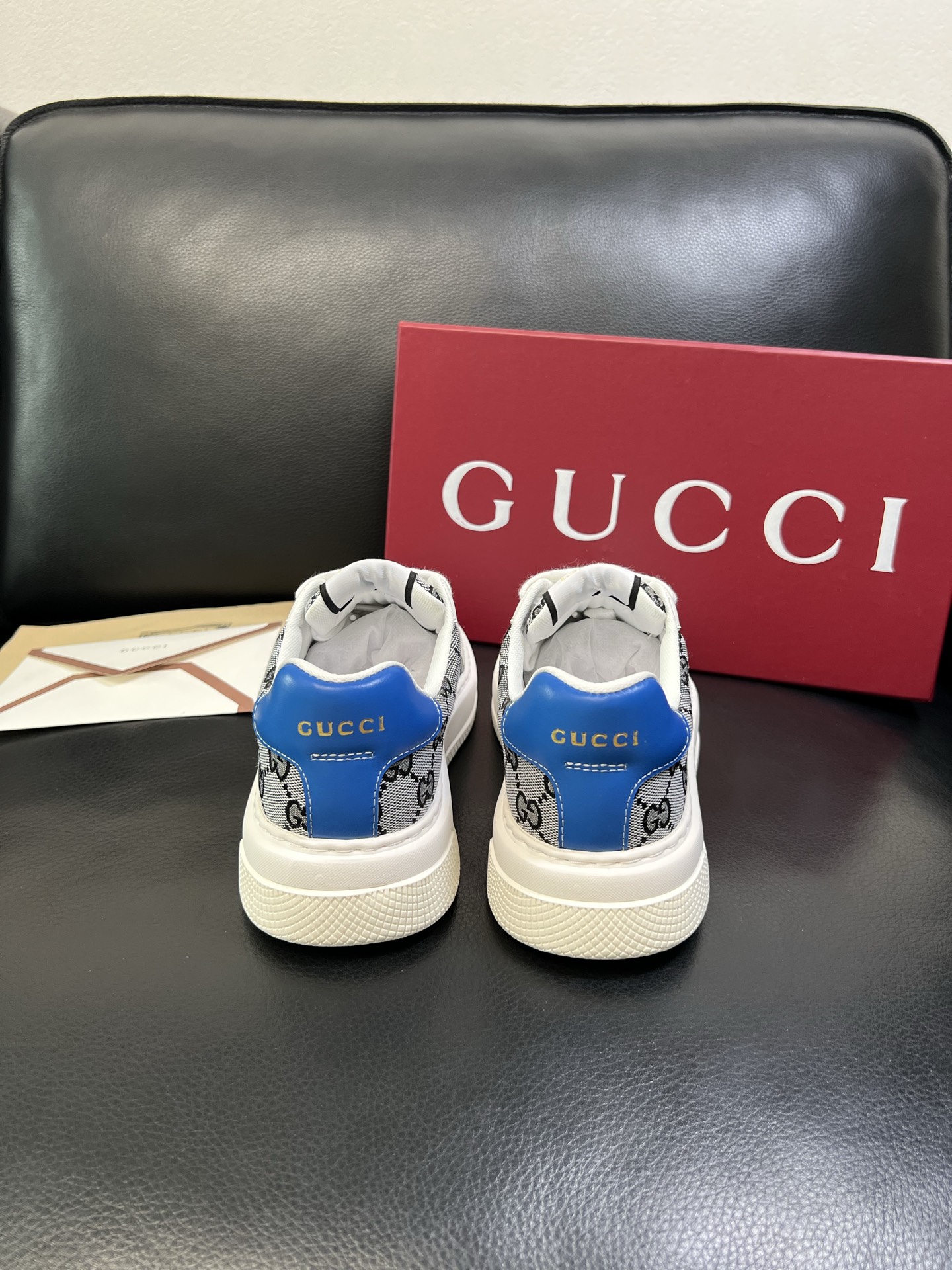 Gucci 高品质 顶级工艺品 古奇 专柜新款原厂配置，意大利进口牛皮搭配印花布面料，进口牛皮内里垫，透