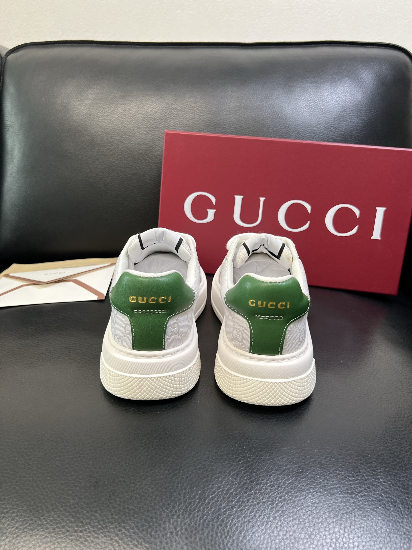 Gucci 高品质 顶级工艺品 古奇 专柜新款原厂配置，意大利进口牛皮搭配印花布面料，进口牛皮内里垫，透