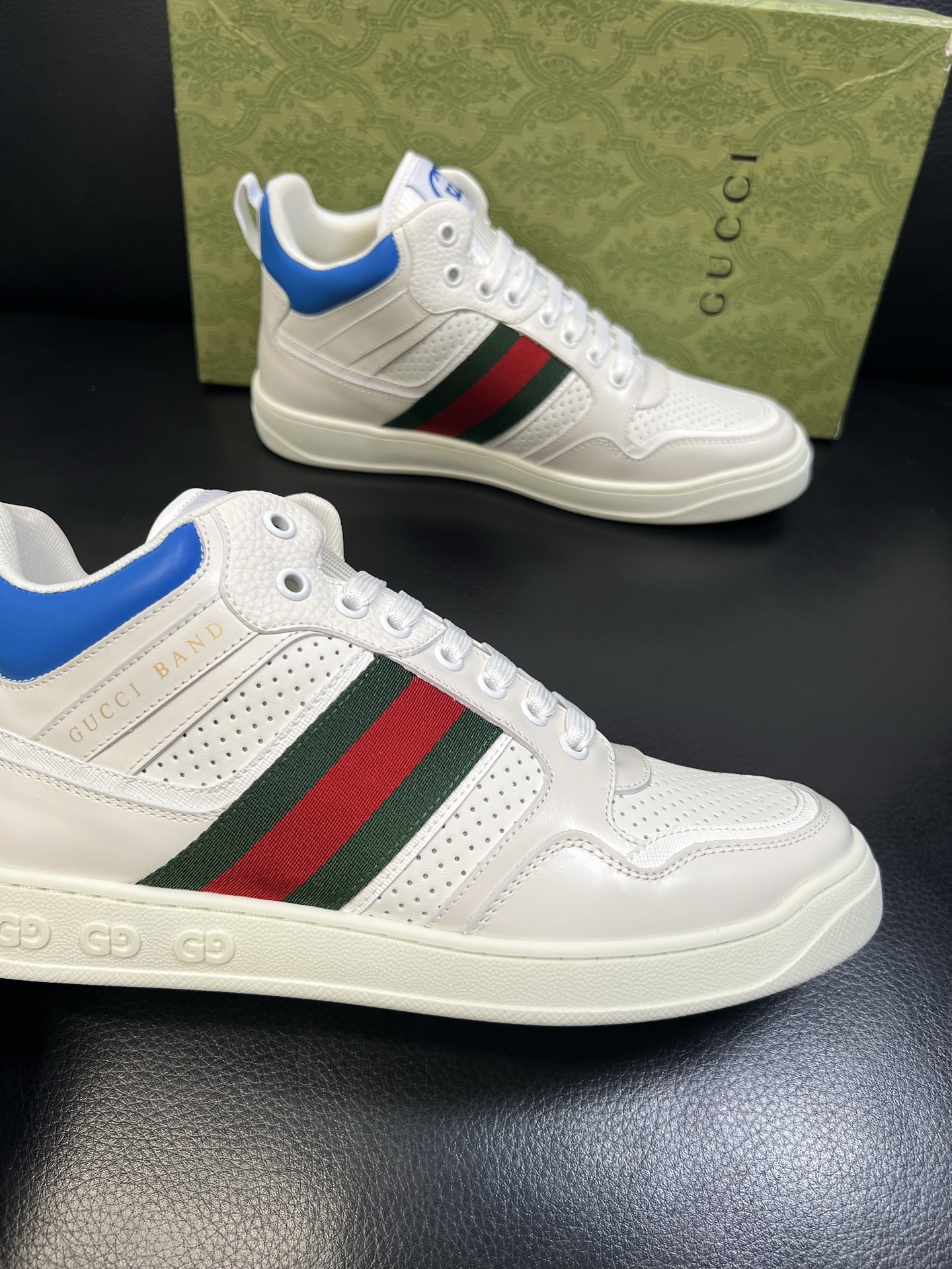 Gucci 高品质 顶级工艺品 古奇 专柜新款原厂配置，意大利进口牛皮搭配印花面料，进口牛皮内里垫，透气