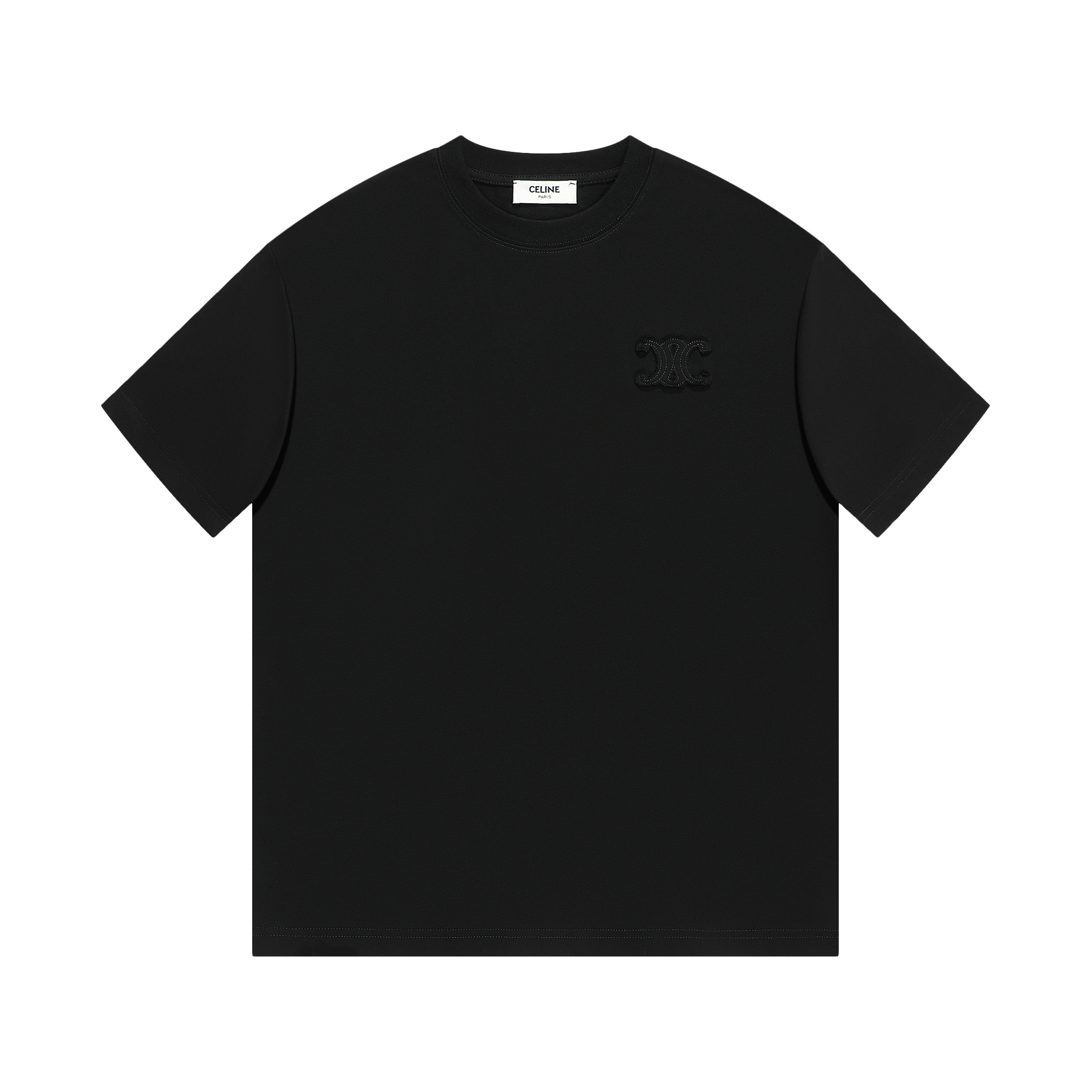 NO:125482,Celin*Celin LOGO embroidery sticker pure hand-cut letter short-sleeved T-shirt *Customized 280g cotton fabric, soft fabric, skin-friendly and comfortable *Front pressed letter logo * Very simple and atmospheric version. Whether it is the comfort of the upper body, it is incomparable, interpreting your luxury and taste, and creating your fashionable charm. The washing method is recommended to dry cleaning or wrap the back of the laundry bag, which is separate cold water and dry naturally!  Men and women white black S-XL,,celine,celine,T-shirt,tees,t-shirt,alexander wang19860909Celin*赛琳 LOGO刺绣贴纯手工剪字母短袖T恤 *定制280克全棉面料,面料柔软,亲肤舒适 *前幅压胶字母标识 *非常简约大气的一款 无论是上身舒适度都是无可比拟的存在,诠释你的奢华与品位,打造你的时尚风情魅力所在. 洗涤方式建议干洗或包裹洗衣袋反面单独冷水快速机洗自然晾干！ 男女同款 白色 黑色 S-XL,,celine,celine,T-shirt,tees，t-shirt,alexander wang,Men's clothing