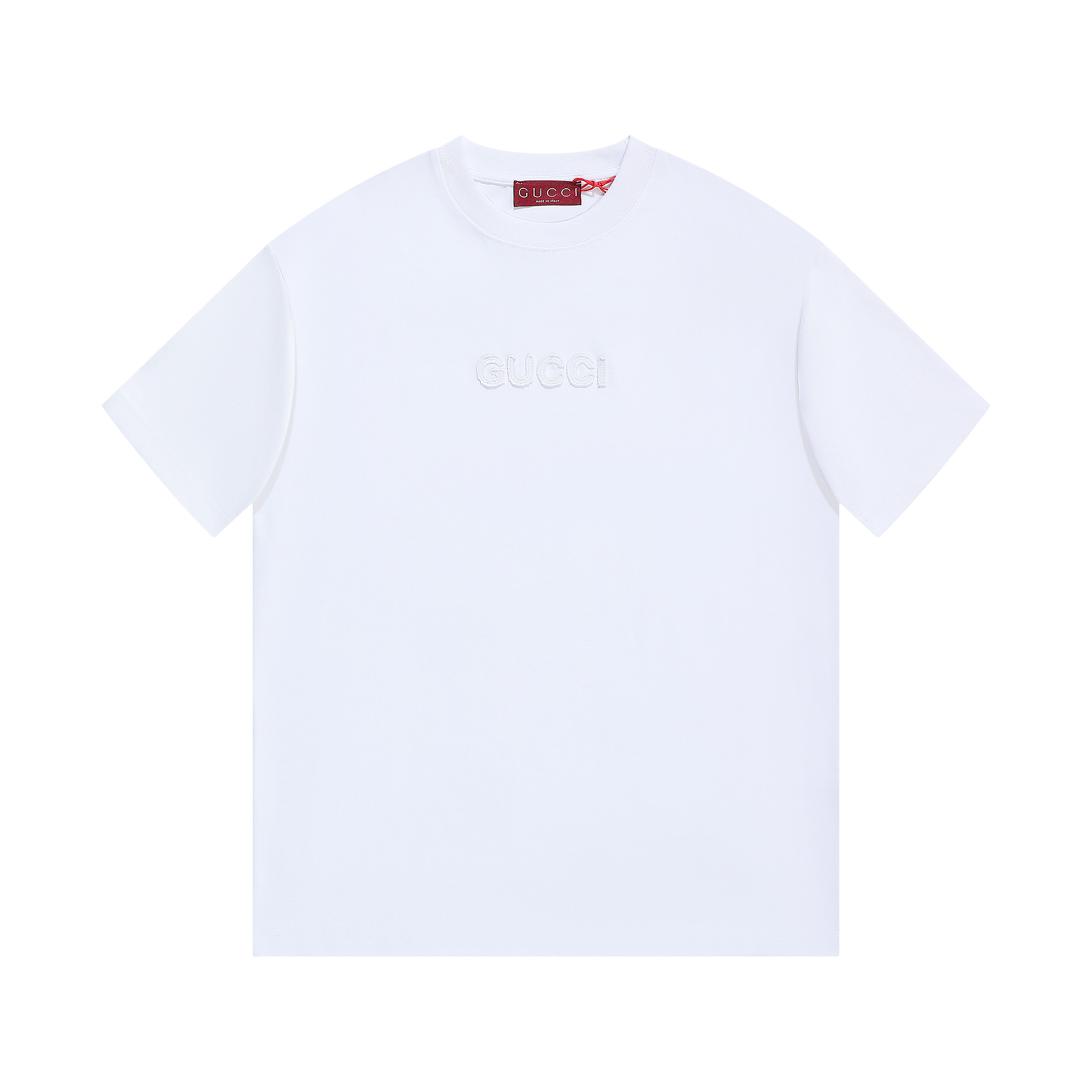 NO:125463,GU*CI G Home LOGO embroidery sticker pure hand-cut letter short-sleeved T-shirt * Customized 280g cotton fabric, soft fabric, skin-friendly and comfortable * Front pressed letter logo * Very simple and atmospheric version. Whether it is the comfort of the upper body, it is incomparable, interpreting your luxury and taste, and creating your fashionable charm. The washing method is recommended to dry cleaning or wrap the back of the laundry bag, which is separate cold water and dry naturally!  Men and women White Gray Green S-XL, gucci, T-shirt,tees, t-shirt,alexander wang19860909GU*CI G家 LOGO刺绣贴纯手工剪字母短袖T恤 *定制280克全棉面料,面料柔软,亲肤舒适 *前幅压胶字母标识 *非常简约大气的一款 无论是上身舒适度都是无可比拟的存在,诠释你的奢华与品位,打造你的时尚风情魅力所在. 洗涤方式建议干洗或包裹洗衣袋反面单独冷水快速机洗自然晾干！ 男女同款 白色 灰色 绿色 S-XL,,gucci,T-shirt,tees，t-shirt,alexander wang,Men's clothing