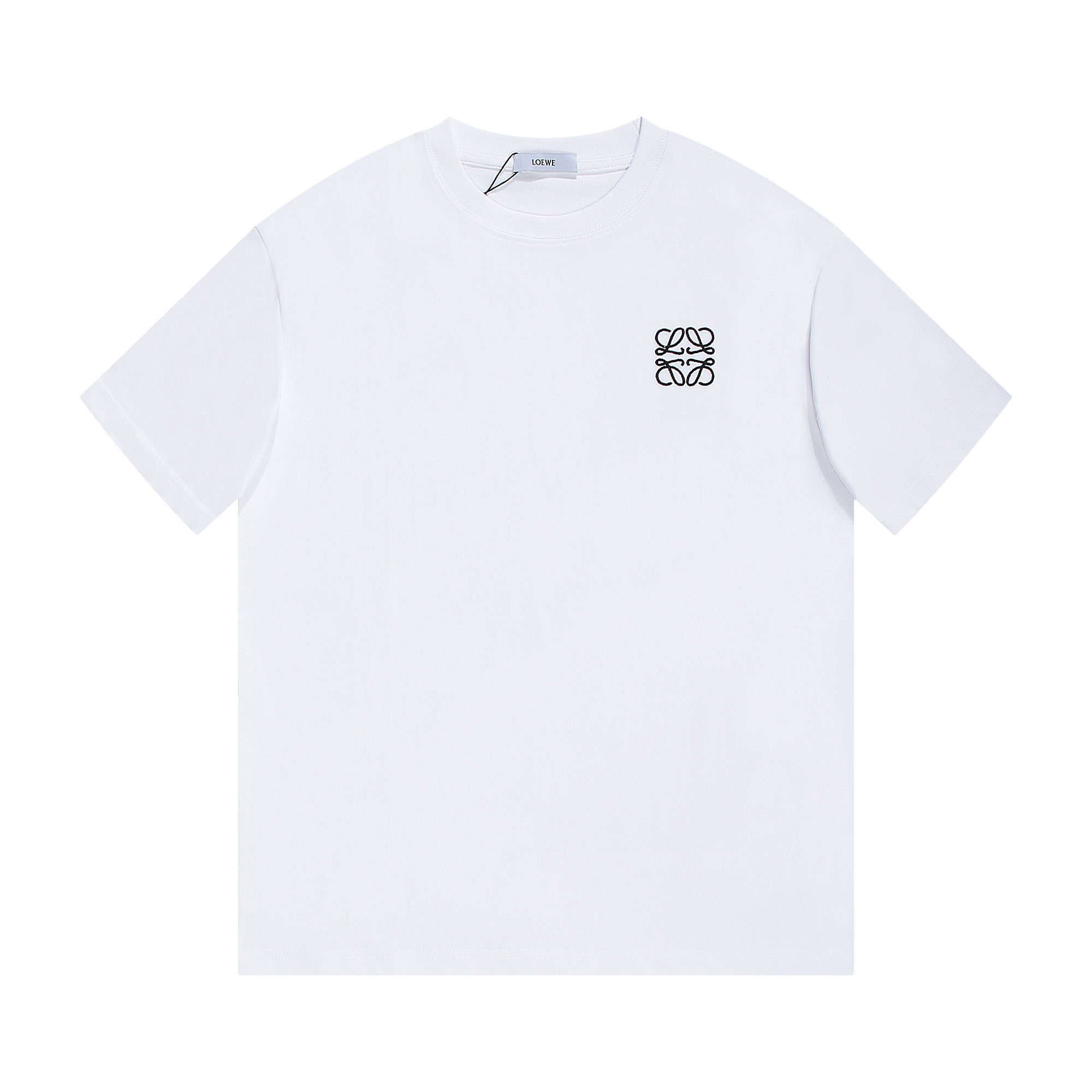 🅿️80 LOEWE clásico, camiseta de manga corta con logo de letras‼️ *Tejido de algodón 100% personalizado de 280g, suave …