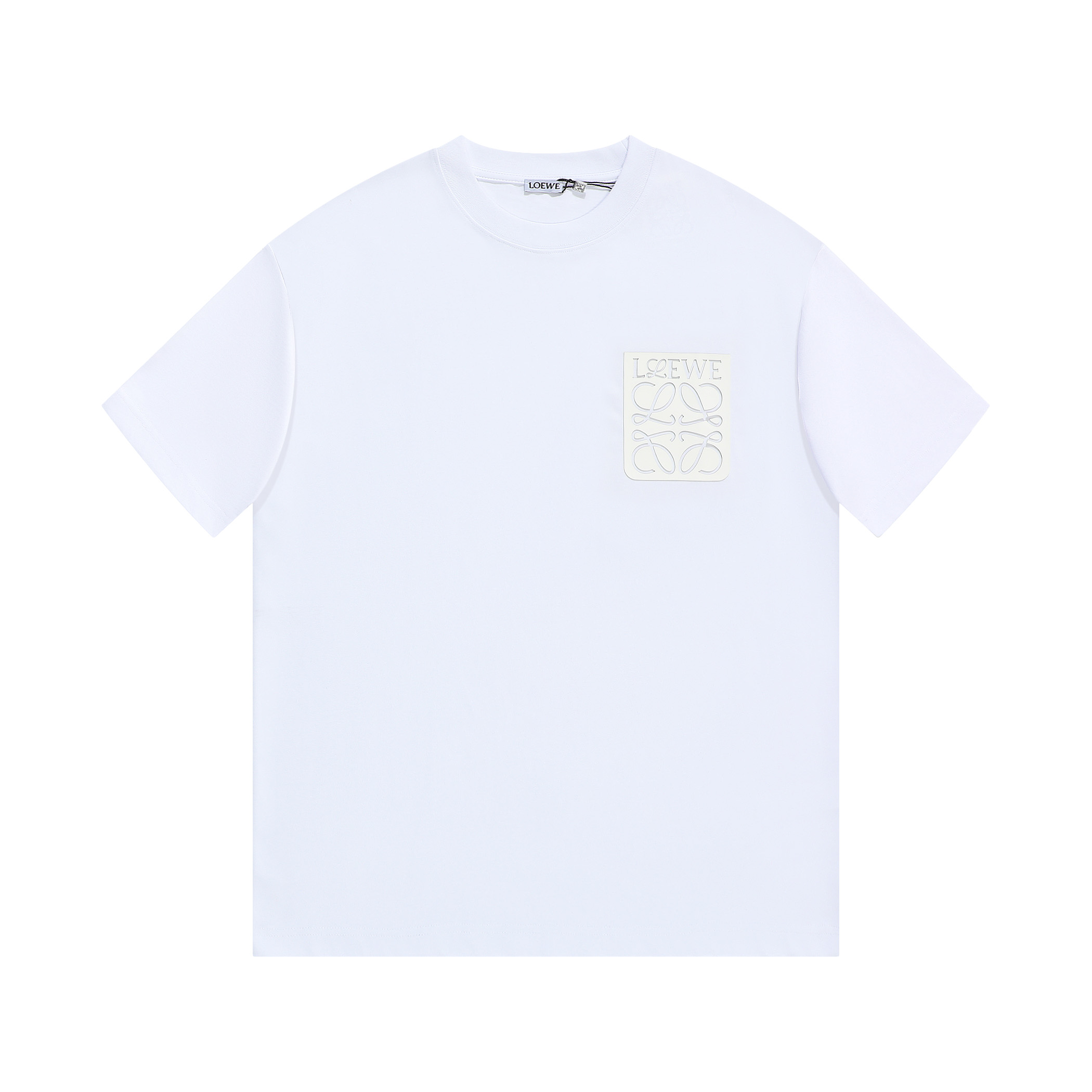 🅿️85 LOEWE nuevo estilo, camiseta de manga corta con bolsillo termoadhesivo y bordado‼️ *Tejido de algodón 100% person…