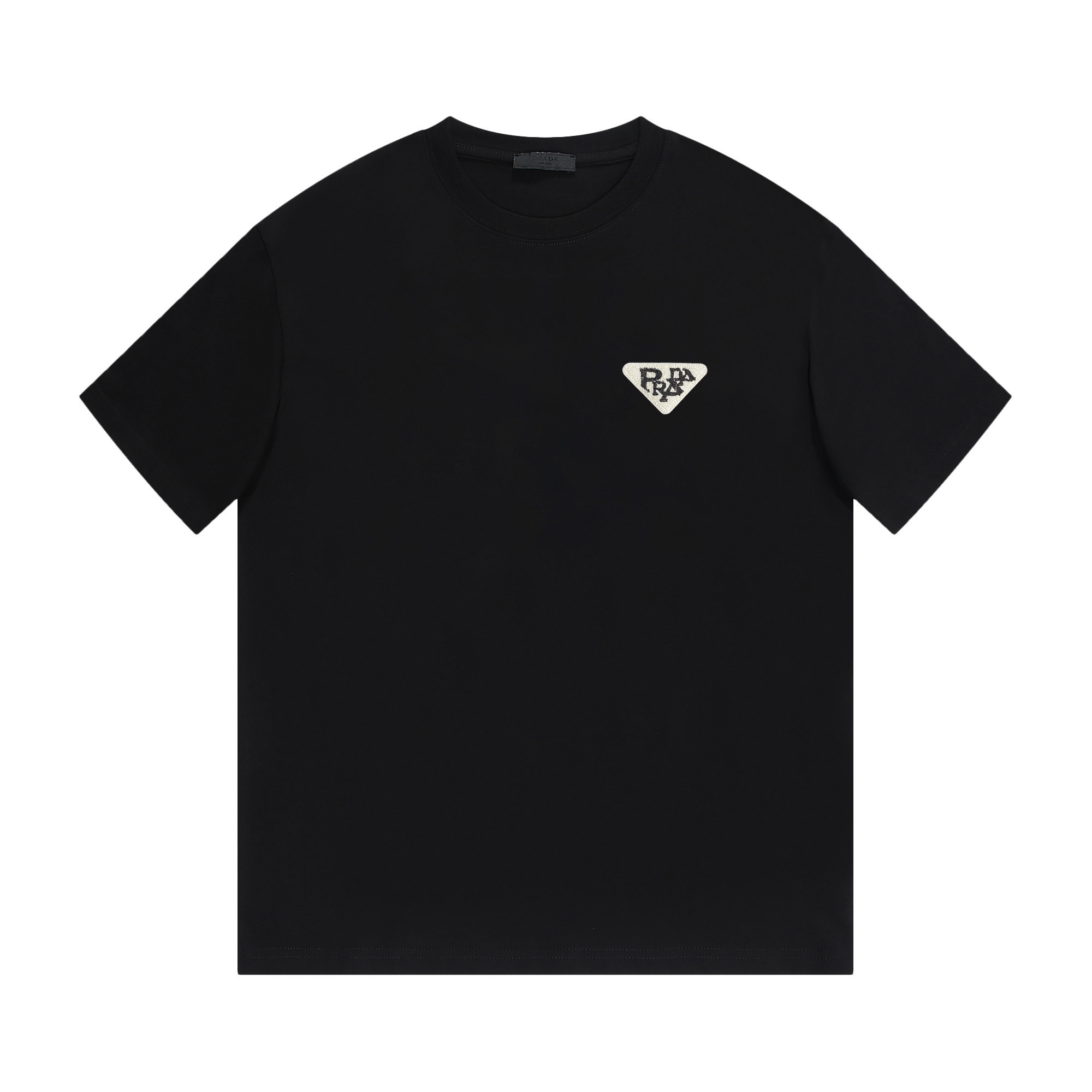 PRADA Prada nuevo bordado de triángulo‼ ️Camiseta de manga corta® *Tela de algodón personalizada de 280g, la tela es su…
