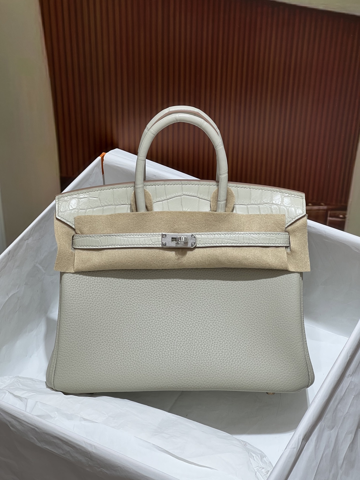 NO:699927,Touch25 glacier silver buckle, full set of handmade nails, imported Nile crocodile with togo leather, real shot texture, top hand sewing, Hermes, Hermes, Hermes,19860909Touch25 冰川白银扣 全套手工钉 进口尼罗鳄搭配togo皮 实拍纹理 顶级手工缝制,爱马仕,hermes,Hermes,,Bag