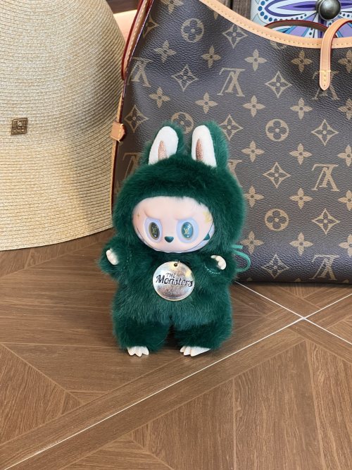 LABUBU The Monsters Designer Toy Plush Doll Bag Charm - Green 1 LABUBU The Monsters Designer Toy Plush Doll Bag Charm - Green