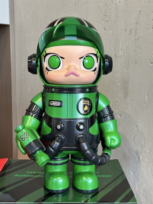 Collectible Molly Mega Space Lamborghini Edition Green Action Figure 1 Collectible Molly Mega Space Lamborghini Edition Green Action Figure