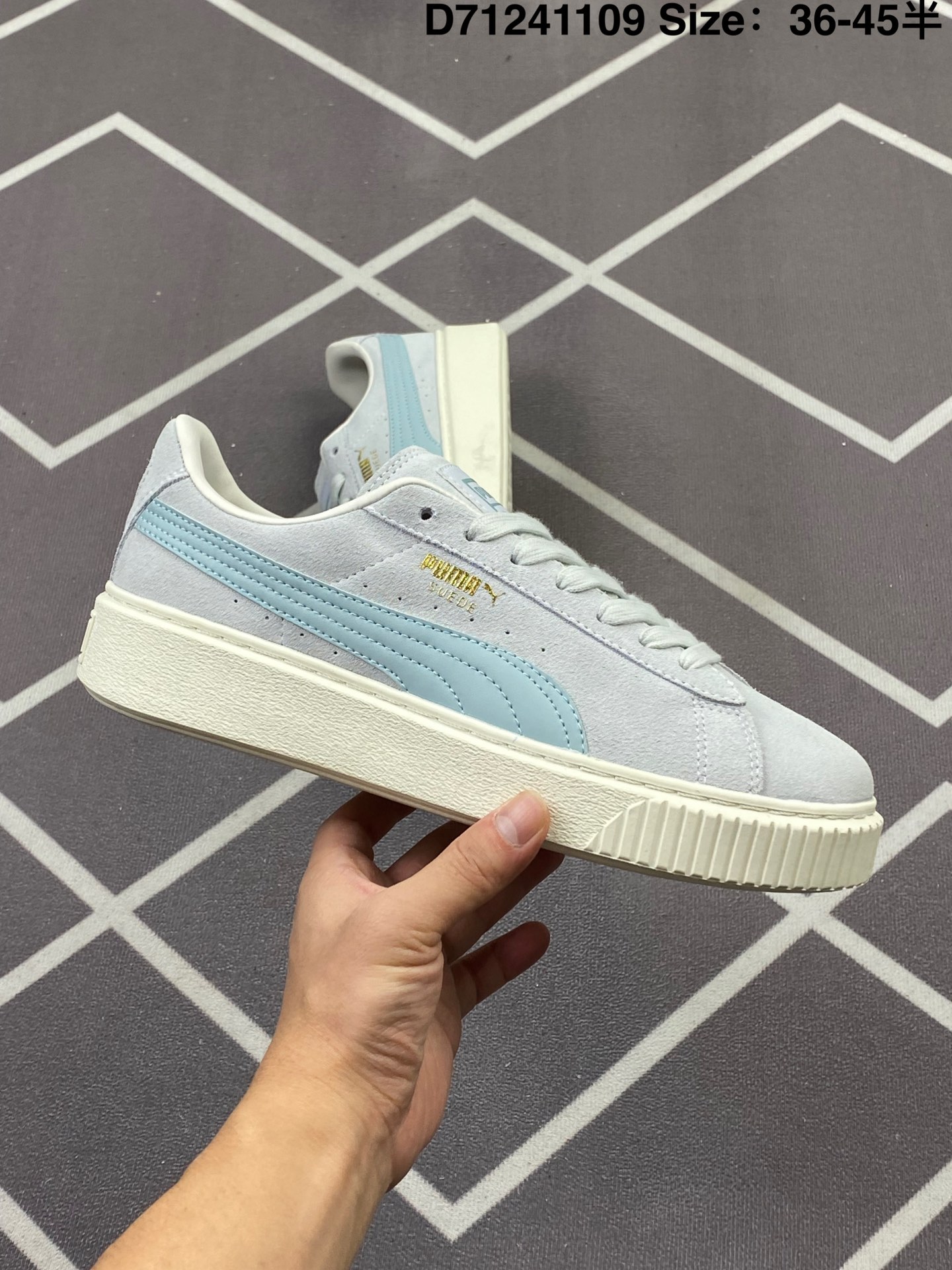 💰120
✅PUMA Suede Platform 彪马 
蕾哈娜二代 厚底松糕鞋  公司细节 官方1:1 同步升级TR大底 中底走线 三维立体烫金logo 栩栩如生
货号：363559-13
尺码：36 37 37.5 38 38.5 39 40 41 42 43 44 45 I D：D71241109