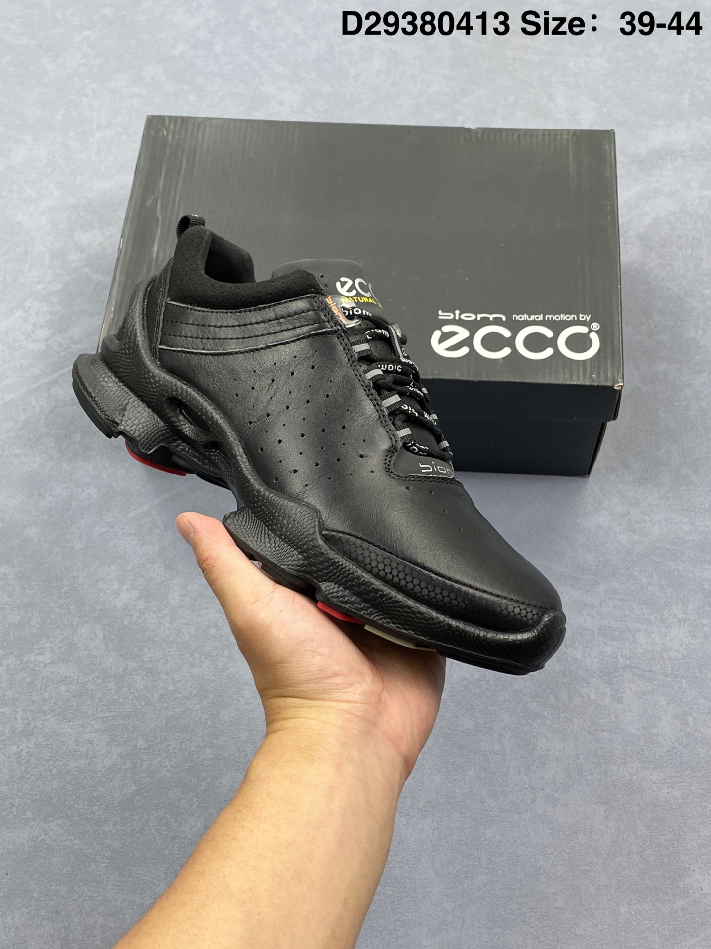 💰190 ecco爱步 Biom Fjuel 头层牛皮 舒适 减震防滑耐磨轻便低帮 运动休闲鞋 货号:837514 01001 尺码:如图 D29380413