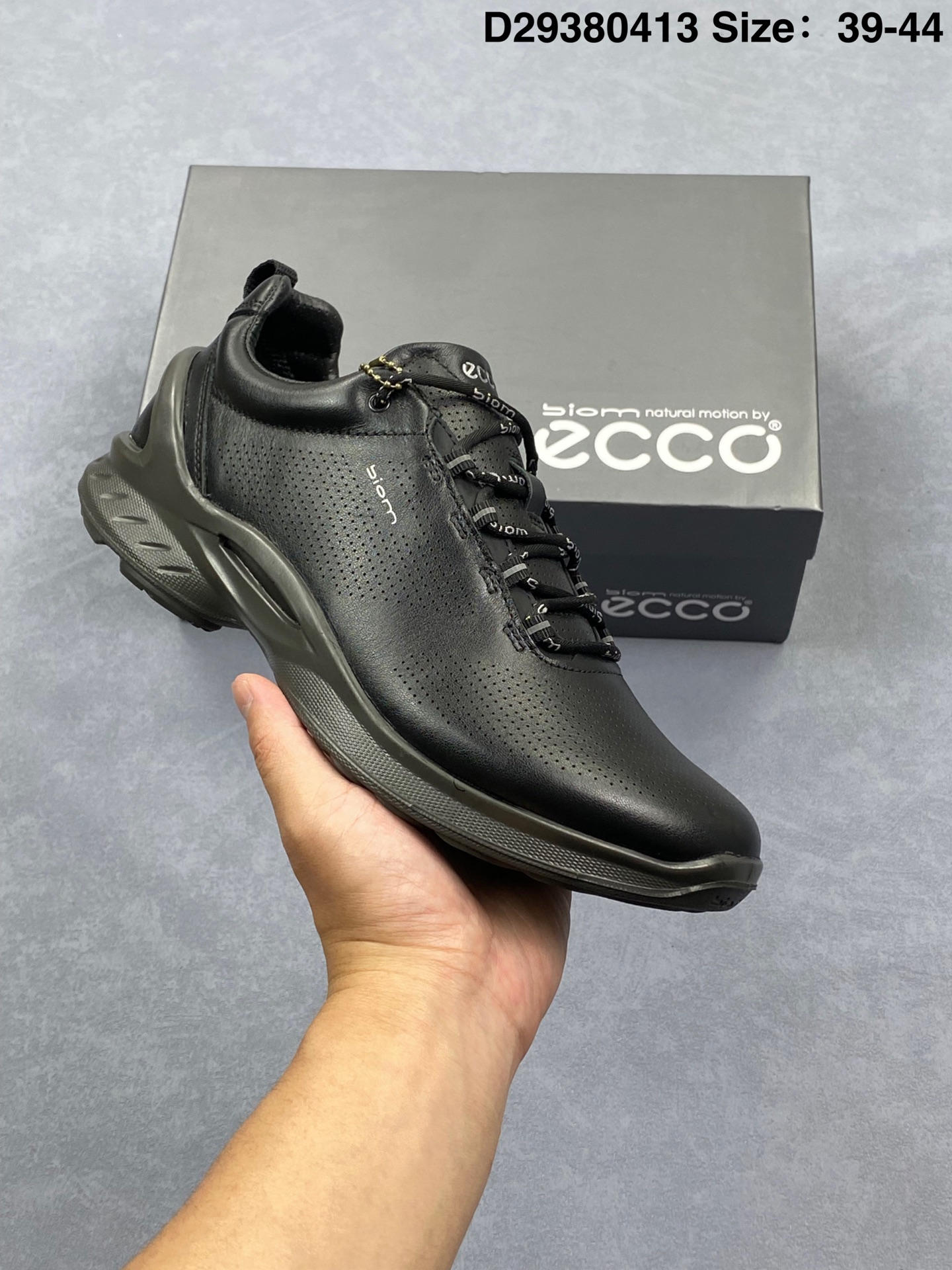 💰190 ecco爱步 Biom Fjuel 头层牛皮 舒适 减震防滑耐磨轻便低帮 运动休闲鞋 货号:837514 01001 尺码:如图 D29380413