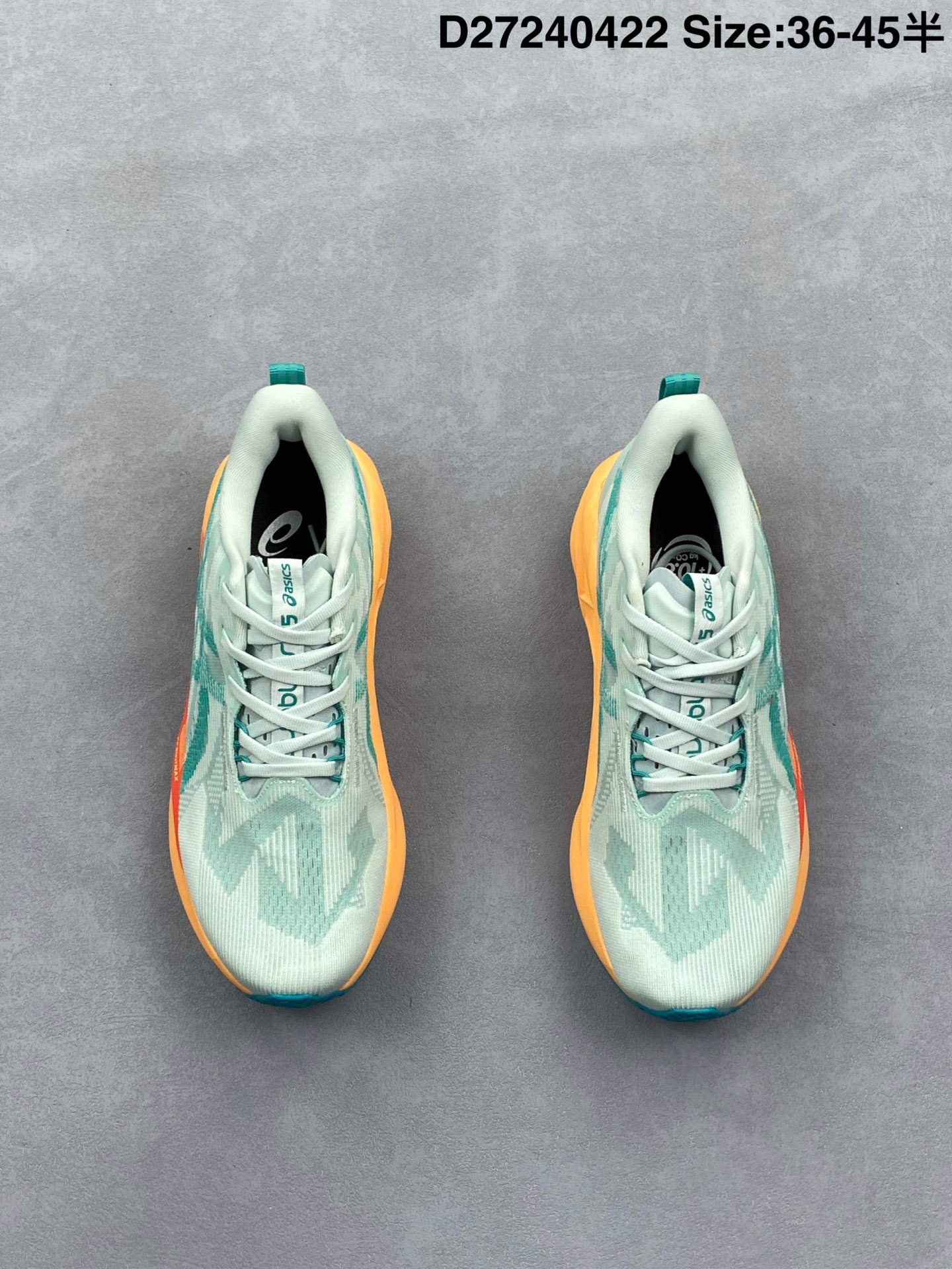 💰220
Asics Novablast 4 轻量跑鞋
ASICS (亚瑟士)是日本实业家鬼家喜八郎创立的跑鞋运动品牌,名字想法源自著名的拉丁谚语“AnimaSana In Corpore Sano”意为“健全的精
神寓于强健的体魄”。正如其名字的含义,ASICS亚瑟士一直坚信保持身体的健康与活力是打造健康快乐的生活方式的最佳途径。亚瑟士的跑鞋、篮球鞋等系列集专业与美貌于一身,拥有极高的热度
货号:1011B887-800
尺码:36 37 37.5 38 39 39.5 40 40.5 41.5 42 42.5 43.5 44 45
D27240422