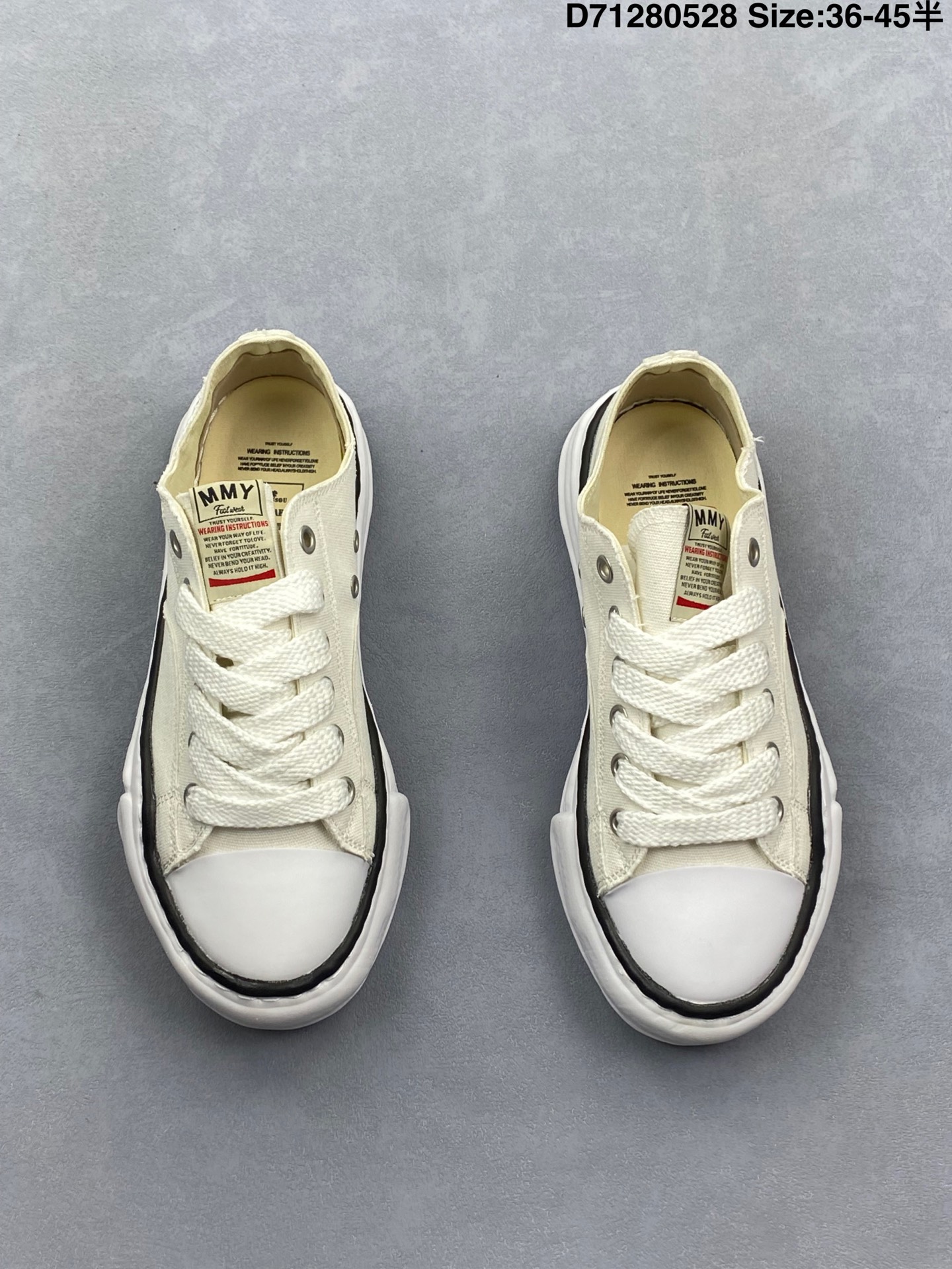 【公司级】余文乐挚爱单品 MMY Blakey 脏脏鞋 AMIRI骨头鞋同款 复古溶解风运动鞋 概念时装设计师・三原康裕品牌MMY/Maison MIHARA YASUHIRO Original Sole Canvas Low 变形溶解雪糕底低帮休闲百搭帆布面板鞋增高厚底老爹鞋.新款MMY三原康裕Blakey贝壳头溶解休闲板鞋日系运动鞋 MMY Blakey 三原康裕溶解鞋,贝壳头系列,上脚都是杠杠的好看,太百搭了,真的要吹爆三原康裕的贝壳头,比阿迪达斯的贝壳头高级太多,加上溶解大底,简直就是yyds. 类型:男女鞋 货号:A01FW702 带半码 编码:D71280528